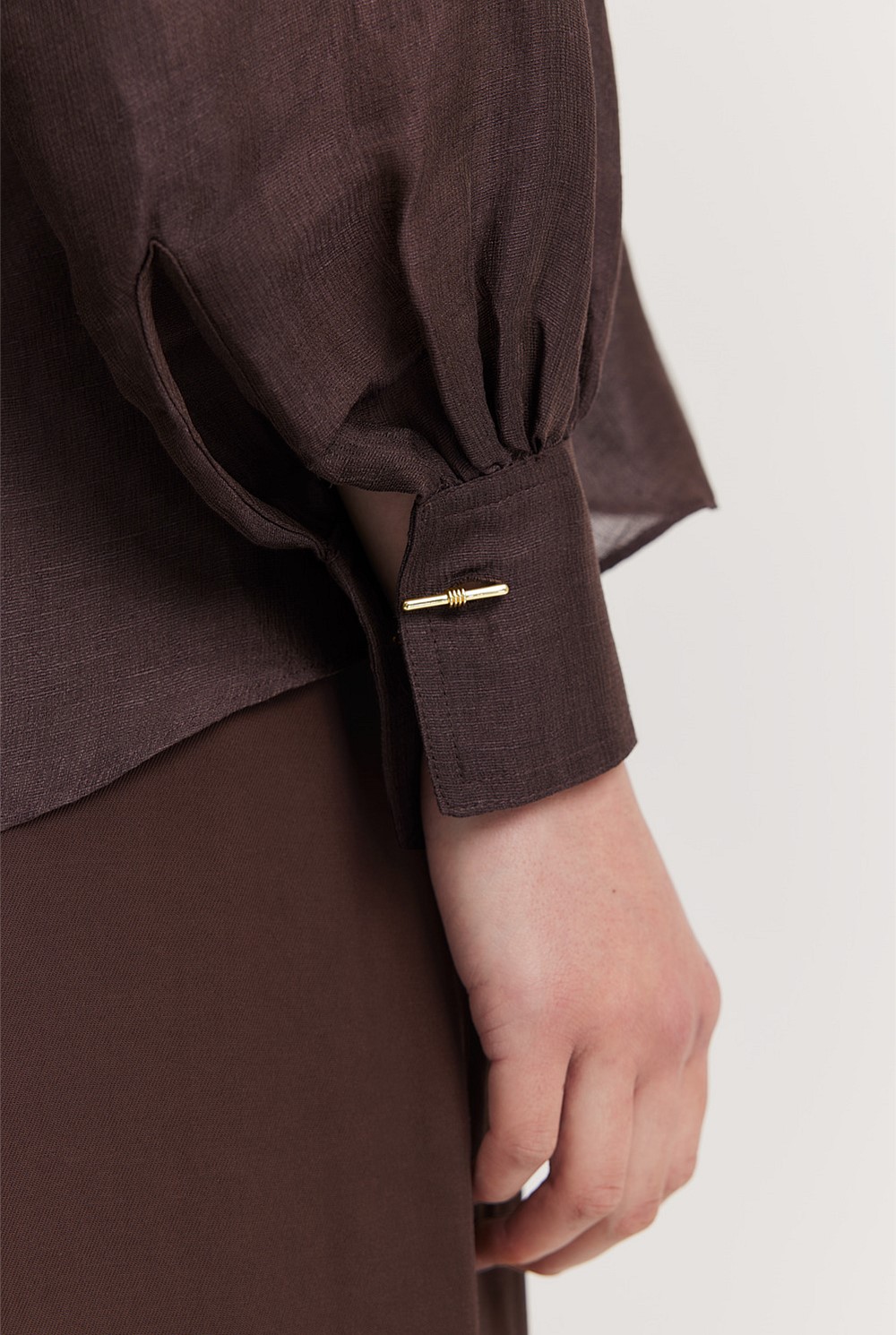 Cut-Out Detail Blouse