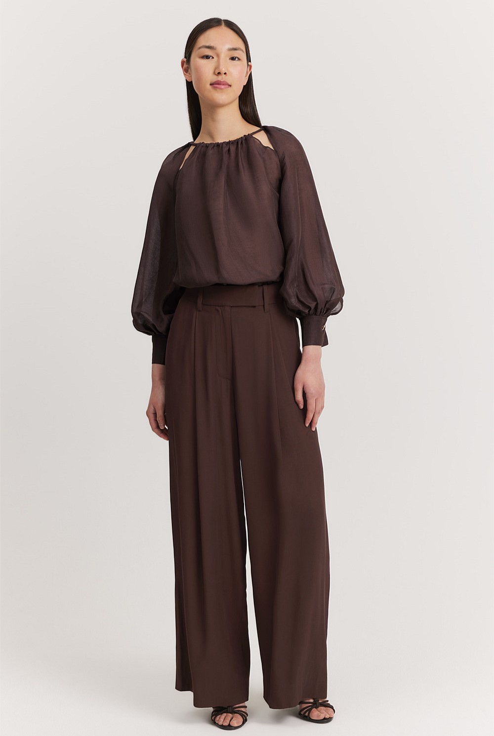 Cut-Out Detail Blouse