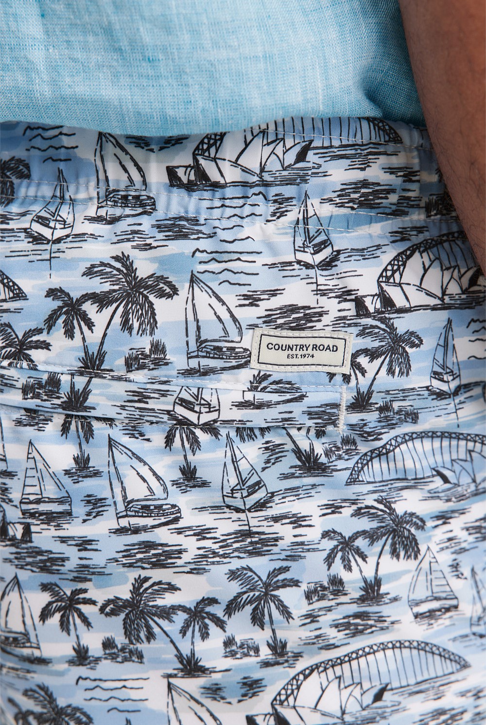 Beachside Polyester Swim Short