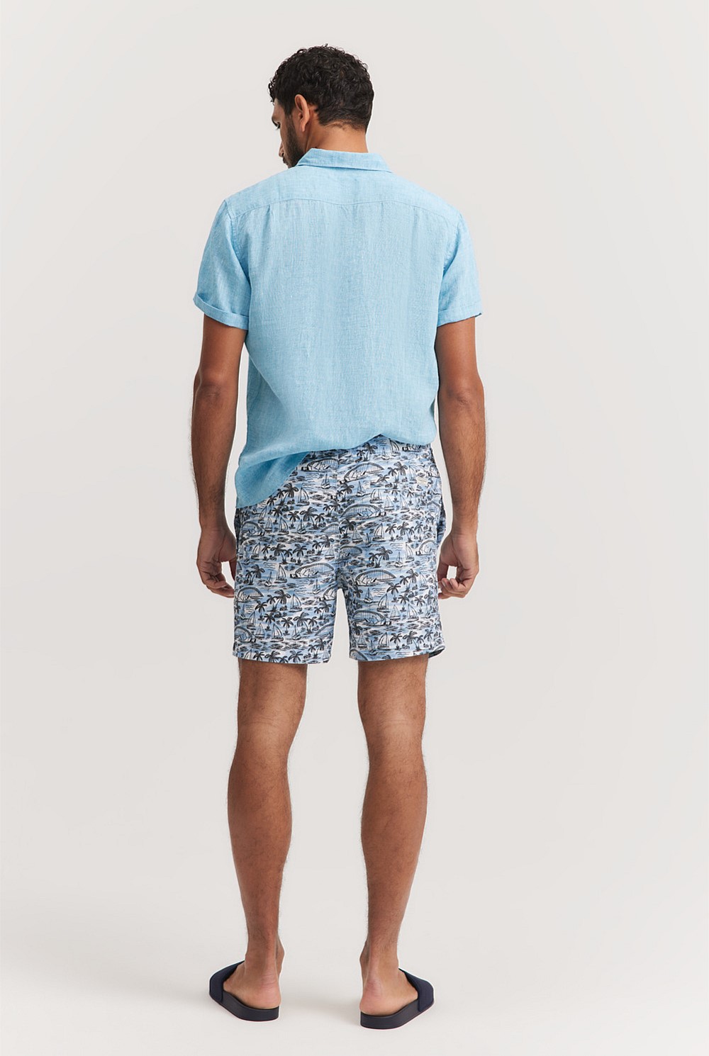 Beachside Polyester Swim Short