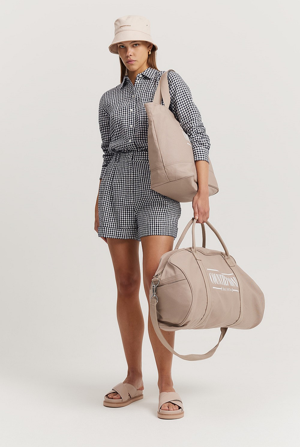 Australian Cotton Heritage Zip Canvas Tote