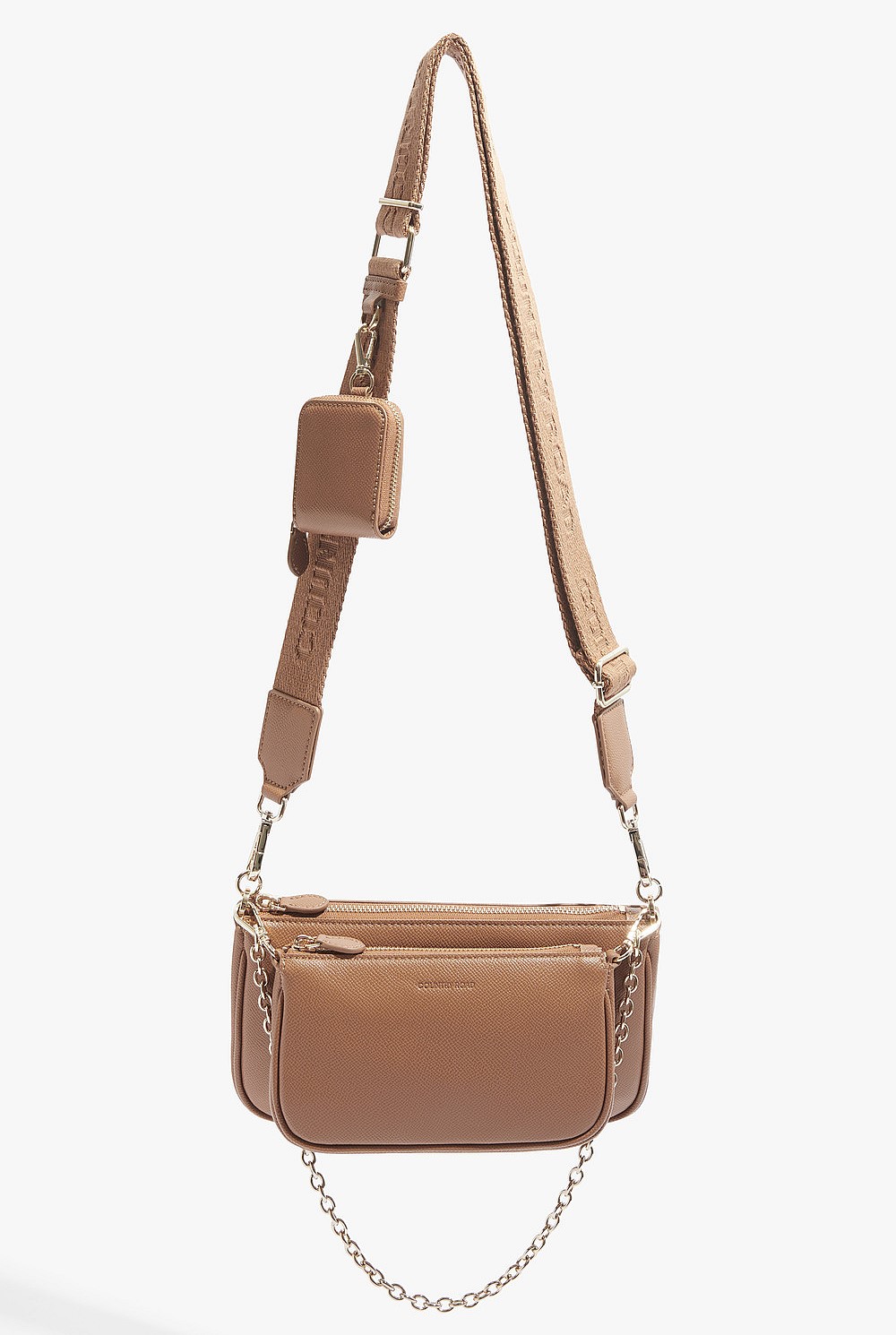 Double Pouch Crossbody Bag