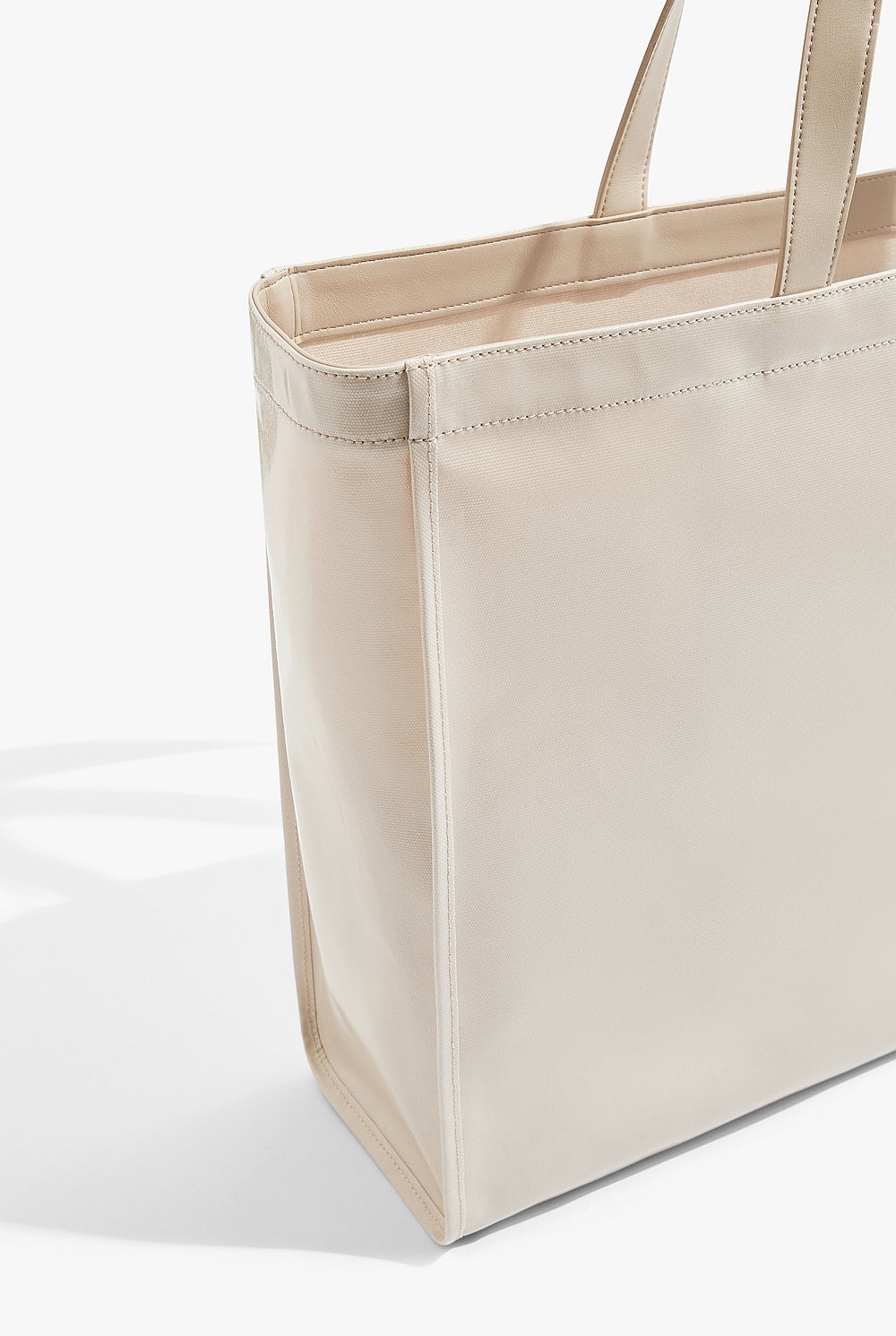 Cotton Coated Canvas Tote