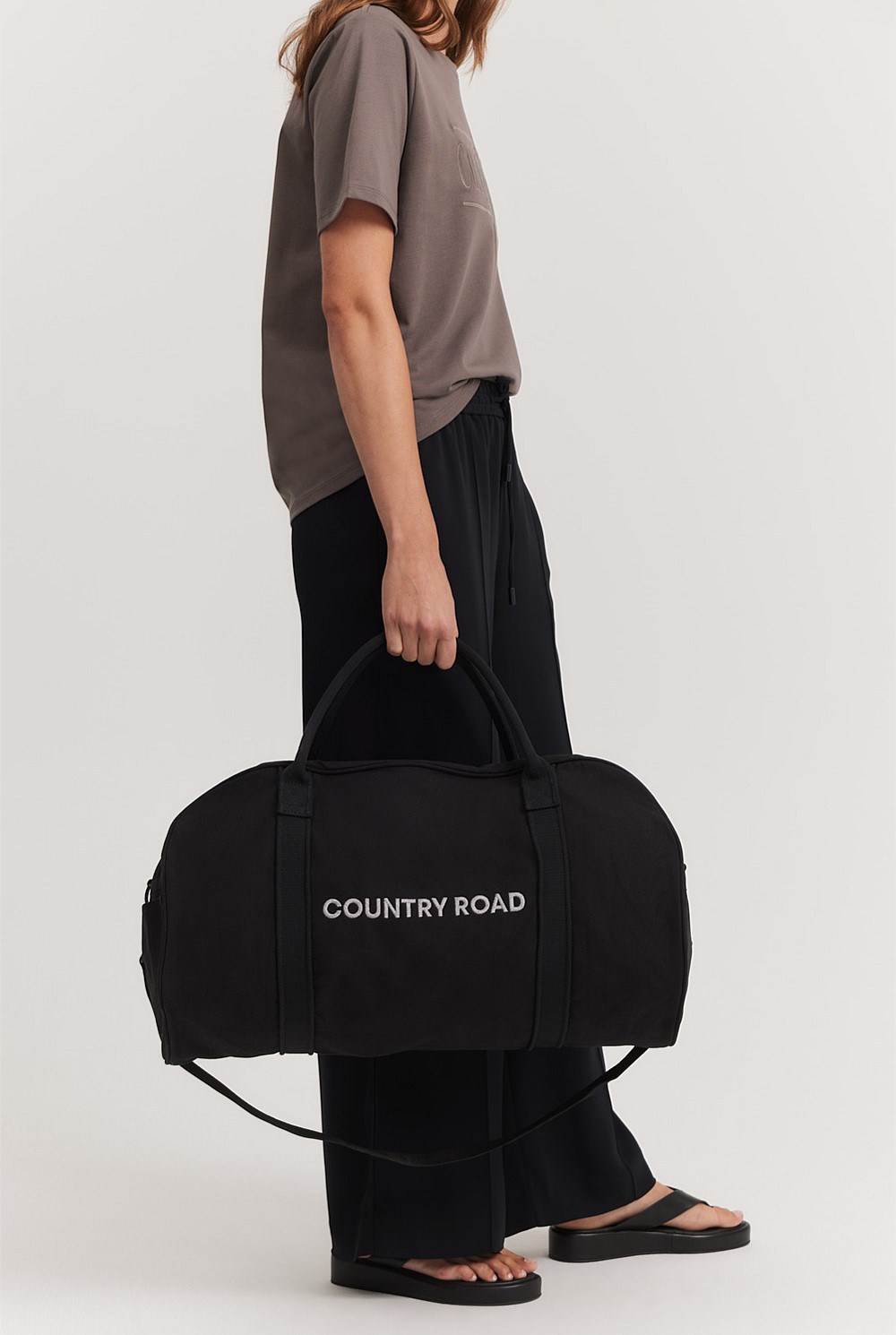 Australian Cotton Country Road Metallic Logo Tote