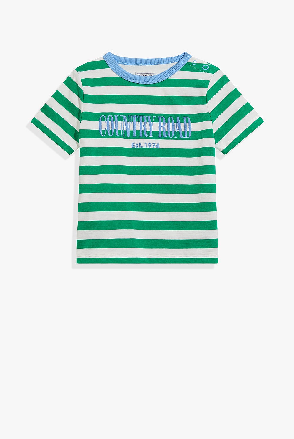 Verified Australian Cotton Heritage Stripe T-Shirt