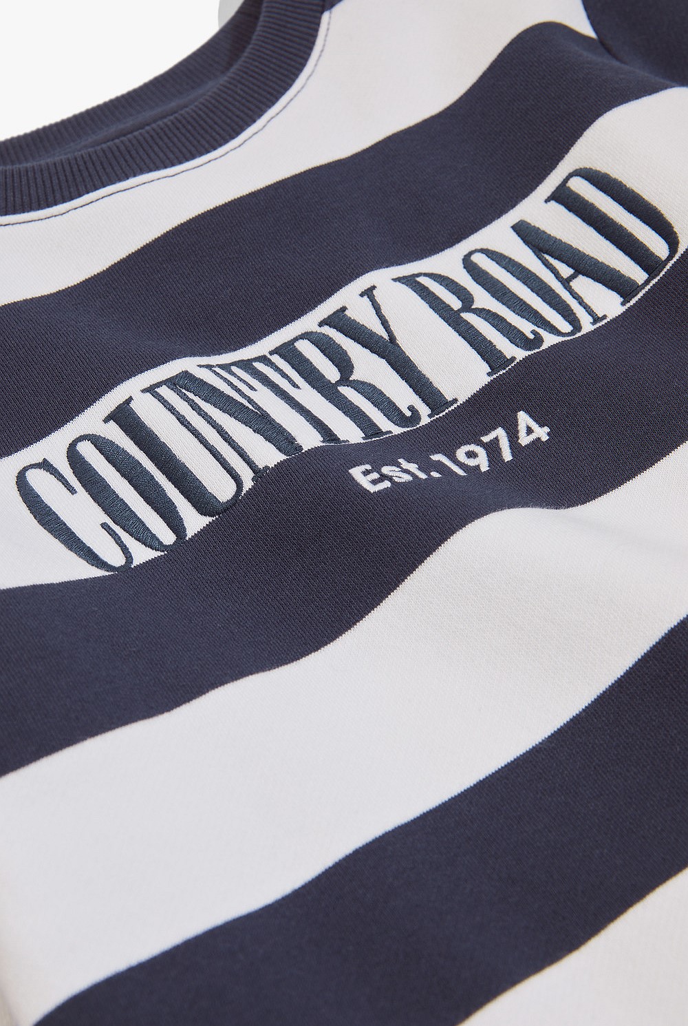 Verified Australian Cotton Heritage Stripe Sweat