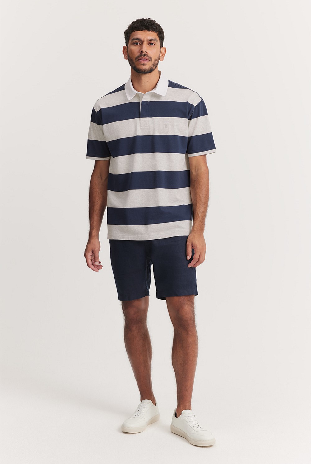 Australian Cotton Rugby Stripe Polo
