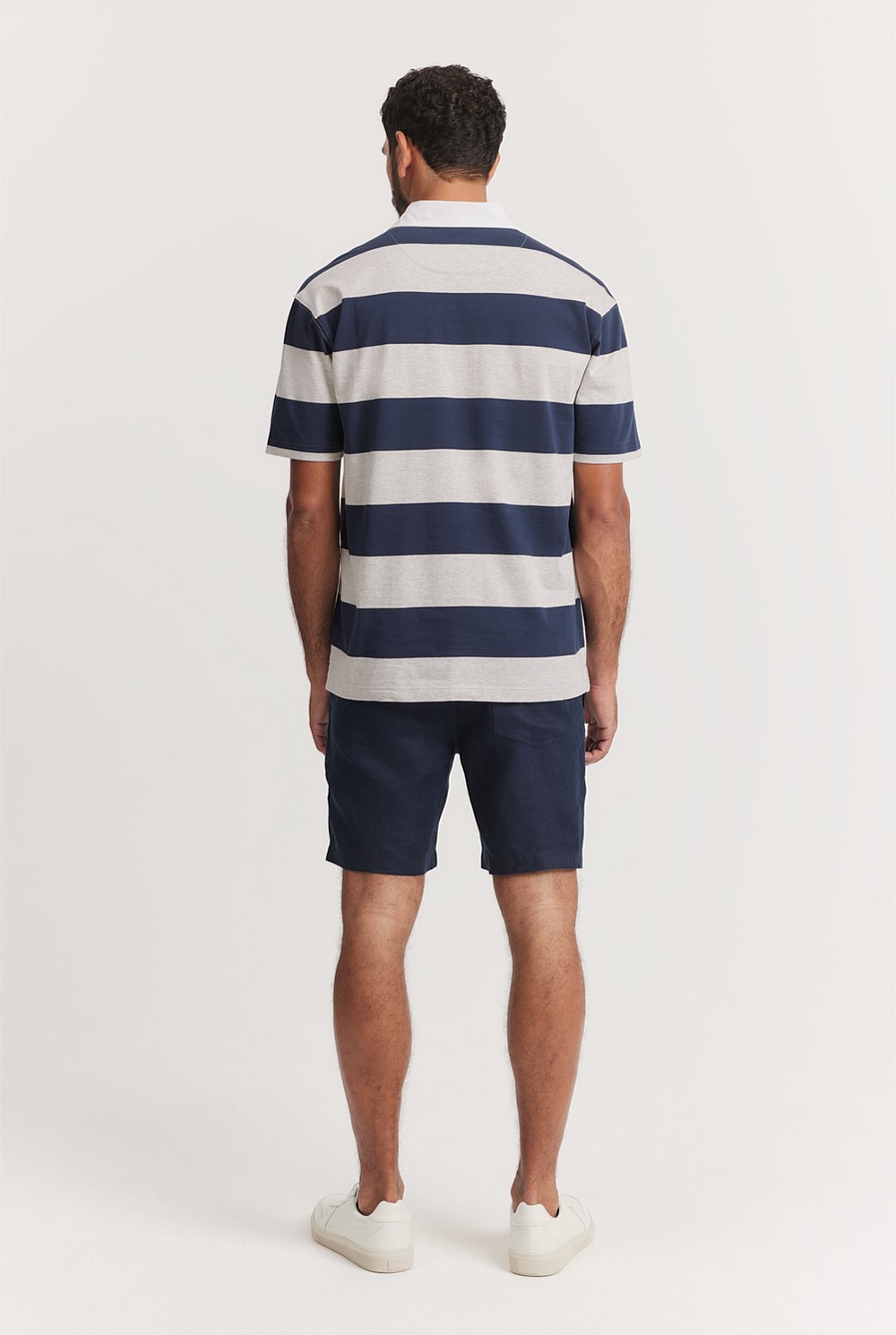 Australian Cotton Rugby Stripe Polo