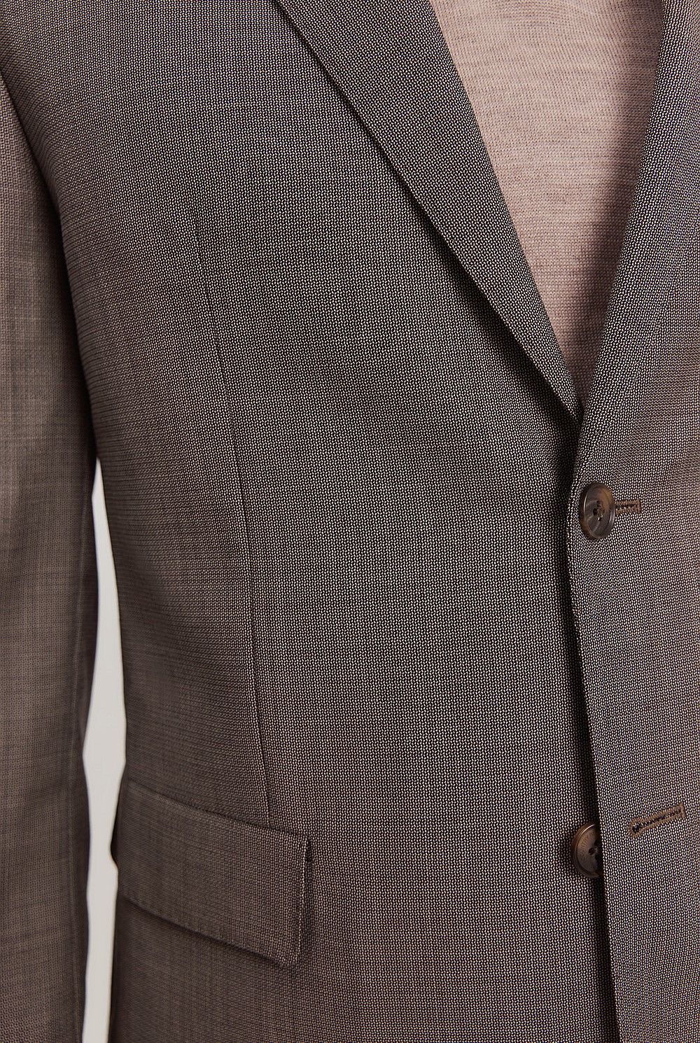 Regular Fit Textured Travel Jacket