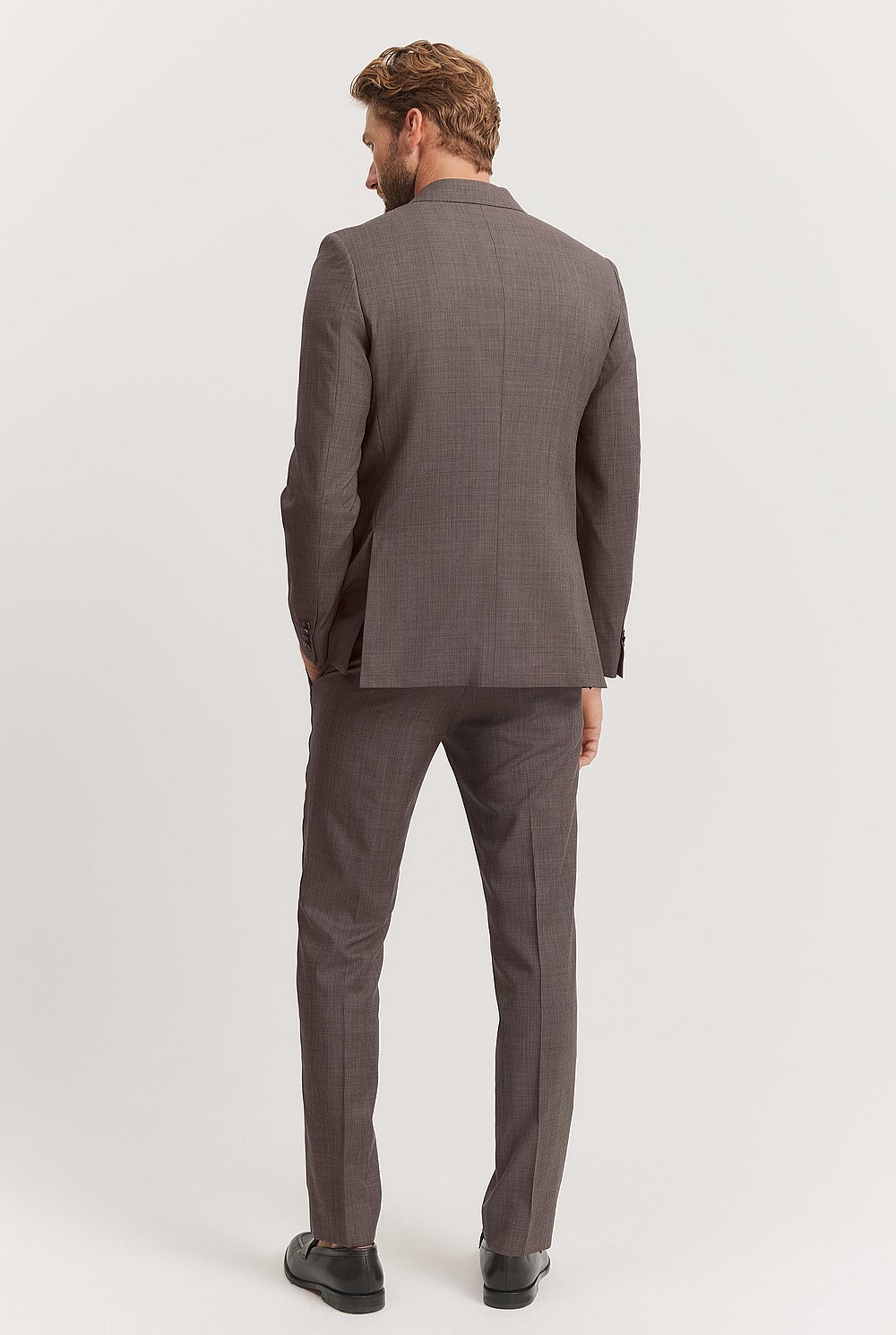 Regular Fit Textured Travel Jacket