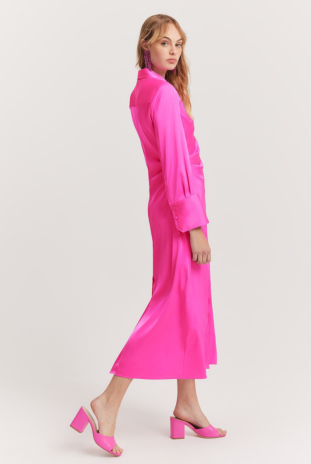 Column Shirt Dress