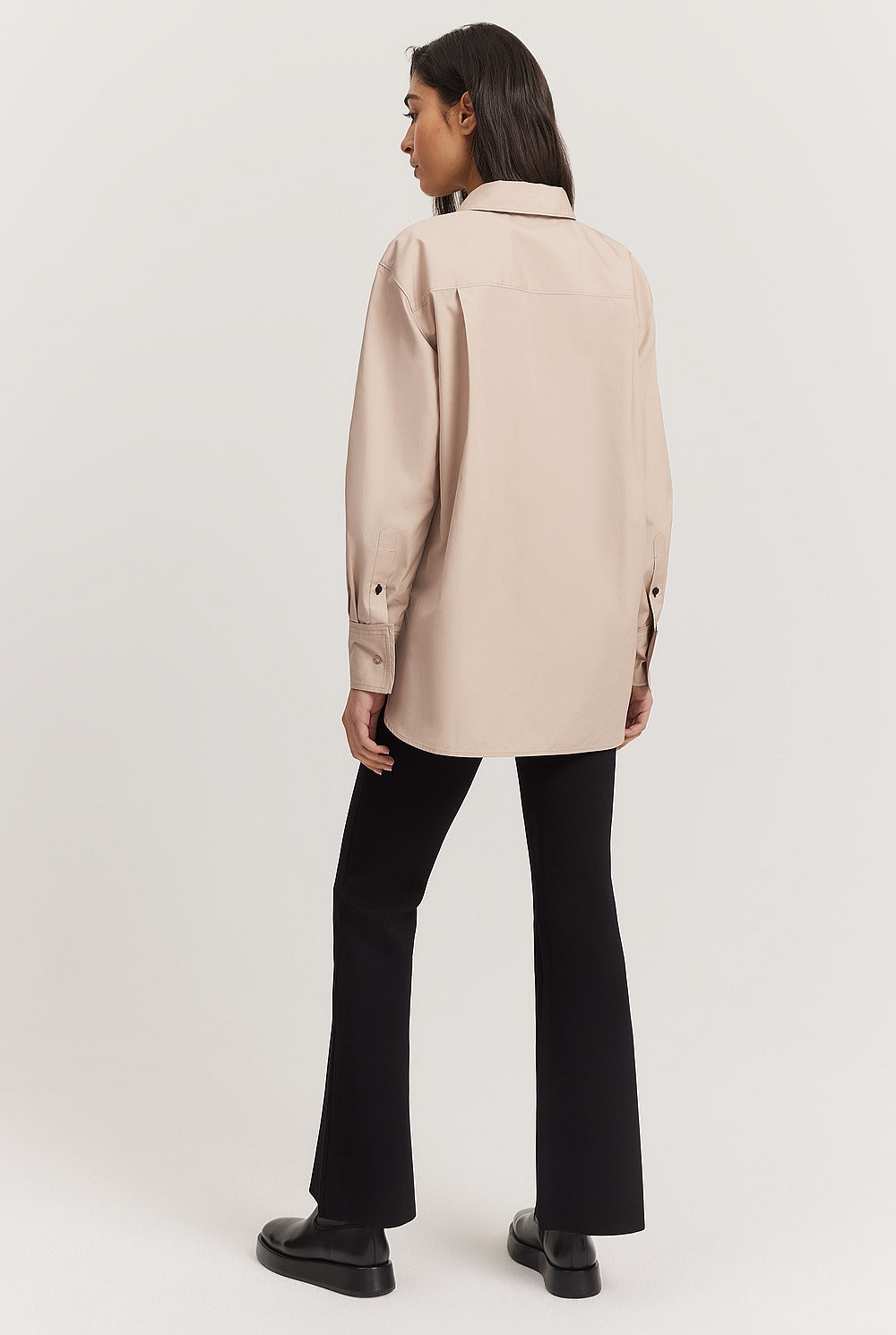 Cotton Poplin Relaxed Shirt
