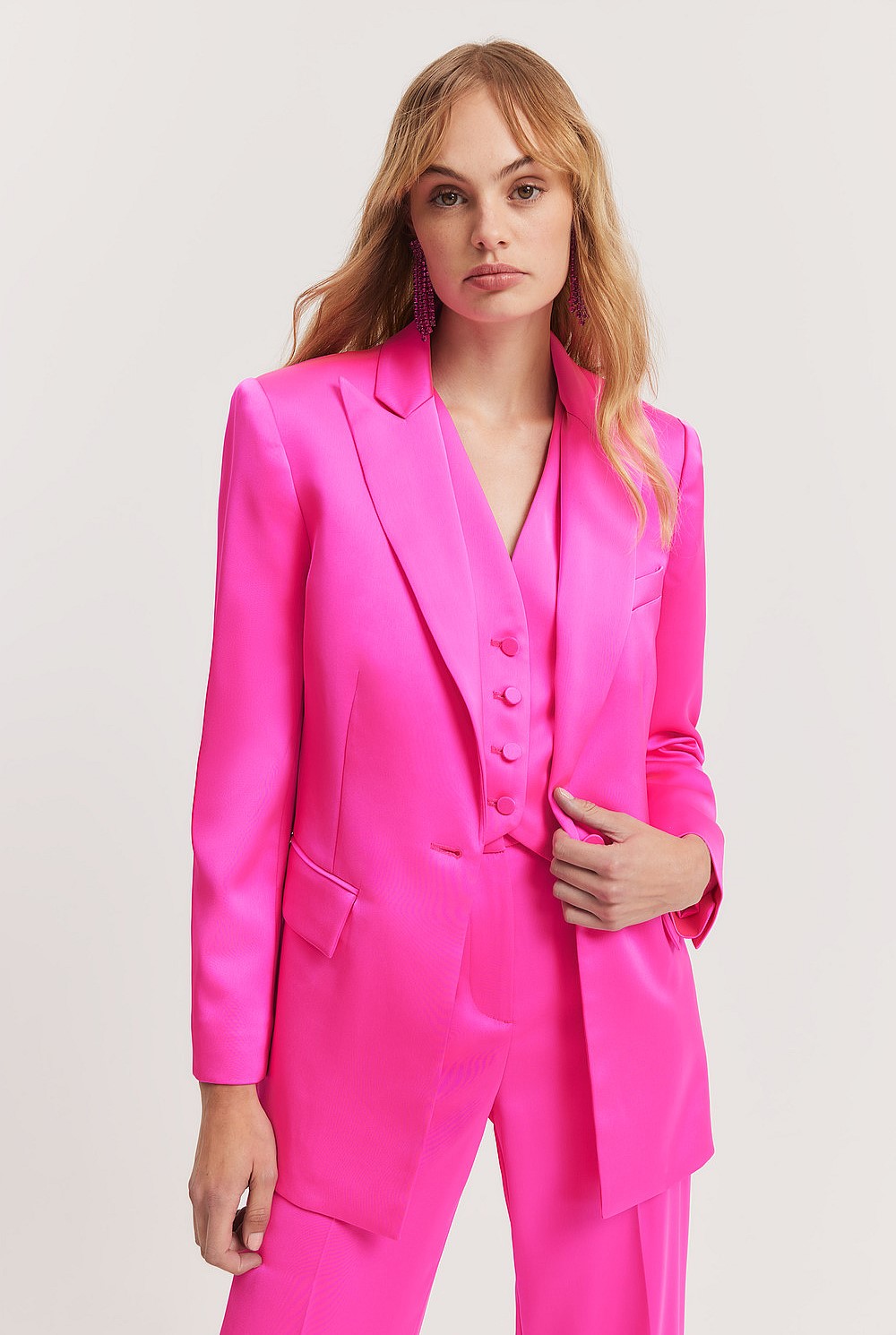 Longline Tuxedo Blazer