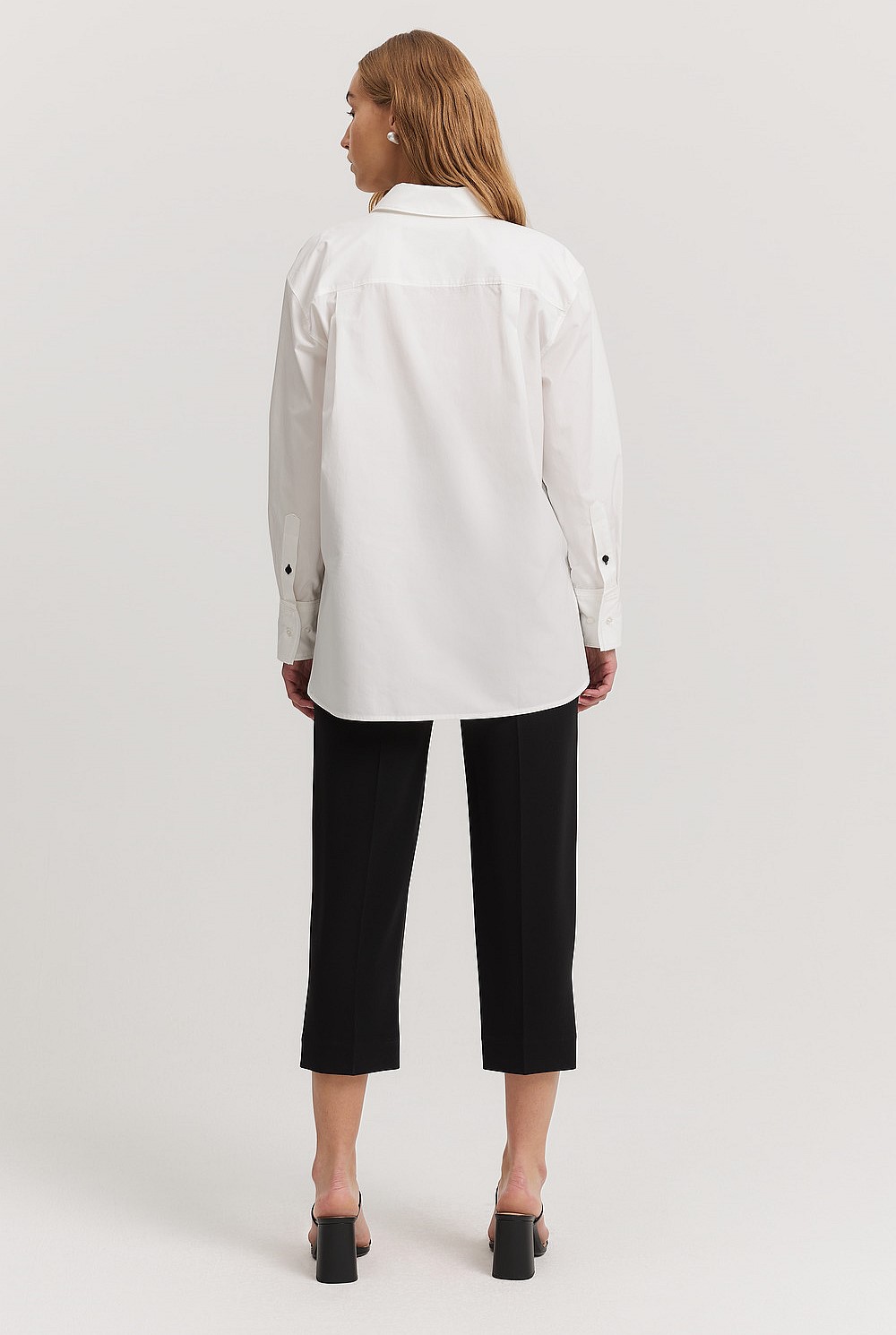 Australian Cotton Poplin Relaxed Shirt