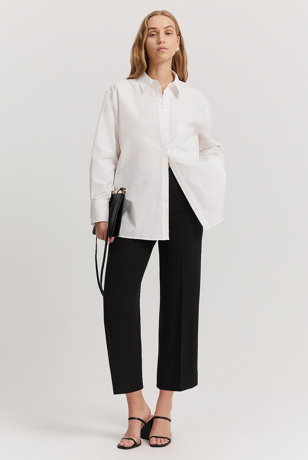 Australian Cotton Poplin Relaxed Shirt