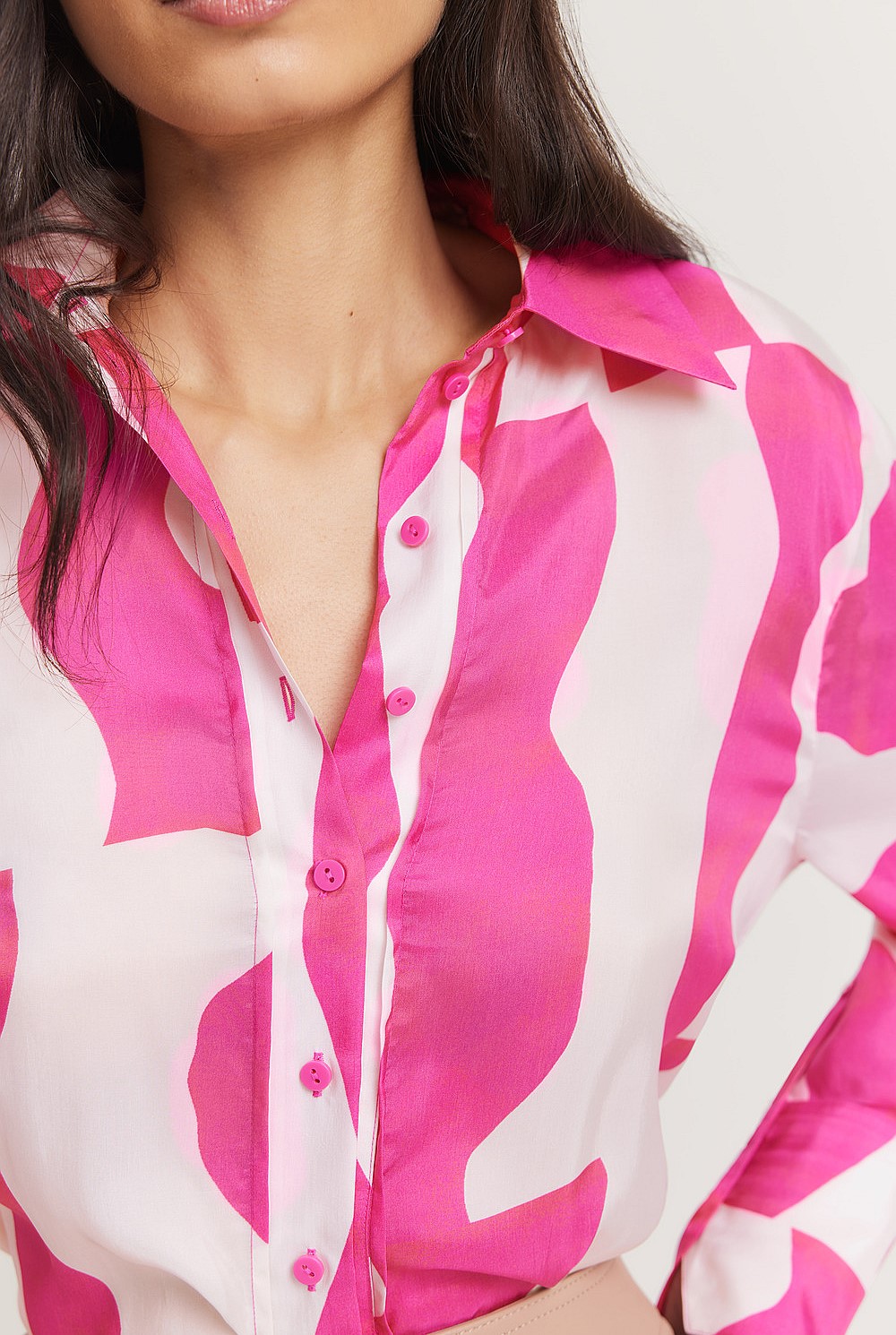 Print Soft Longline Shirt