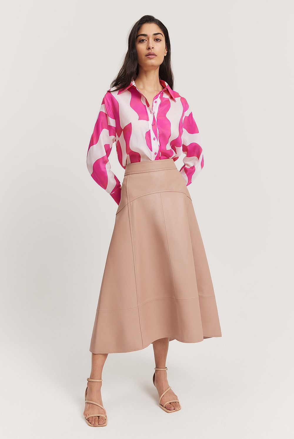 Print Soft Longline Shirt
