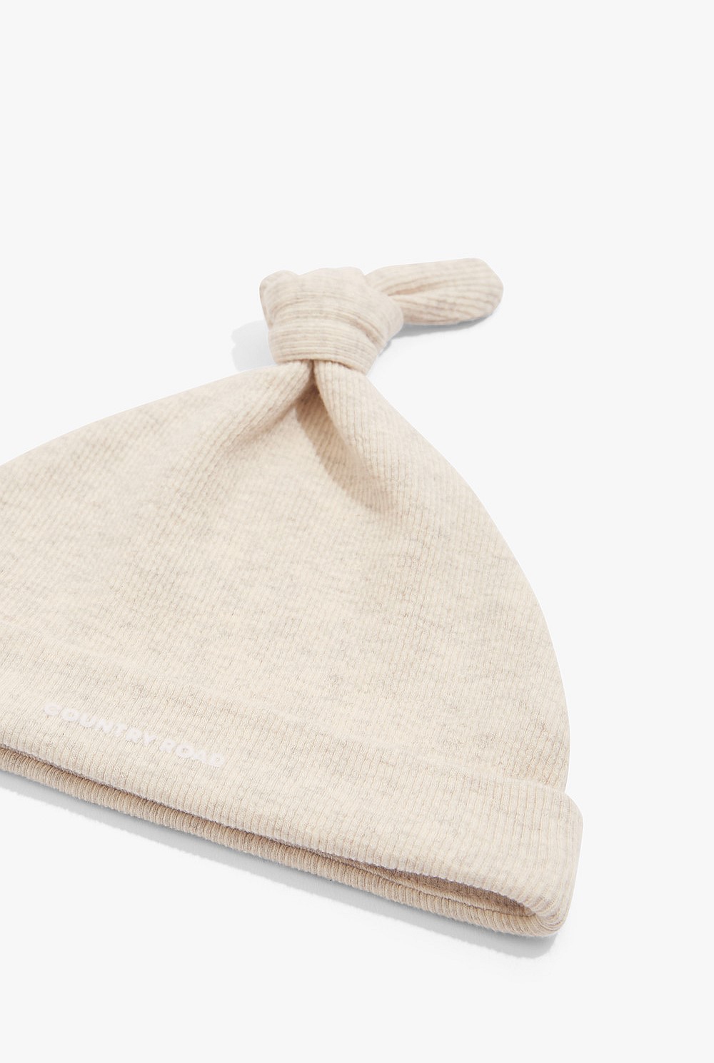 Unisex Organically Grown Cotton Rib Beanie