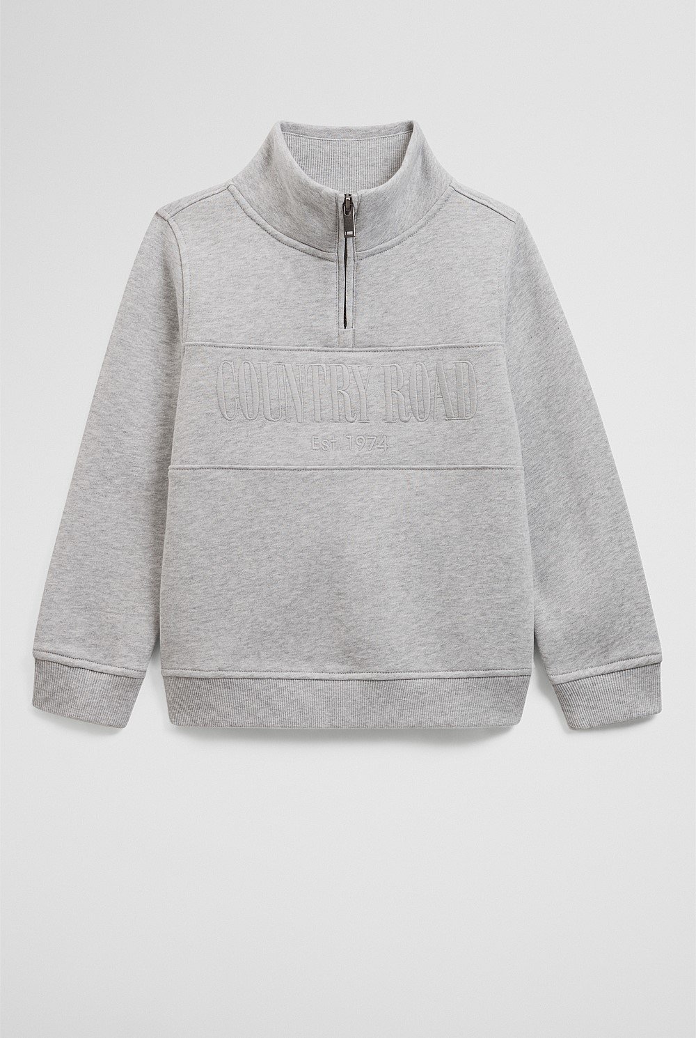 Verified Australian Cotton Heritage Half Zip Sweat