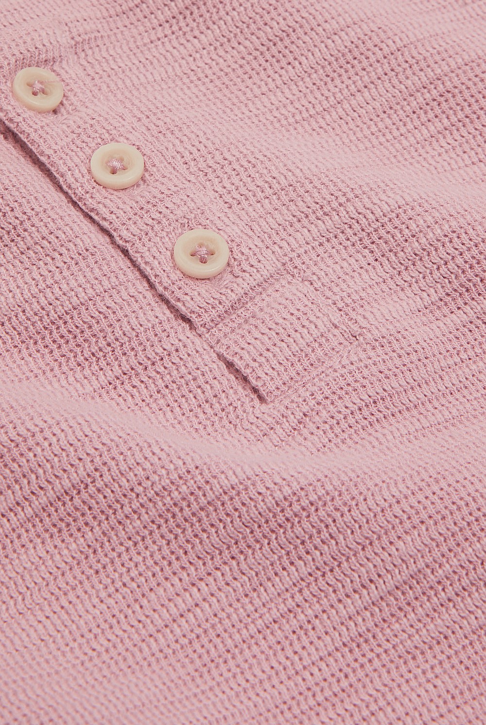 Organically Grown Cotton Slub Texture Henley
