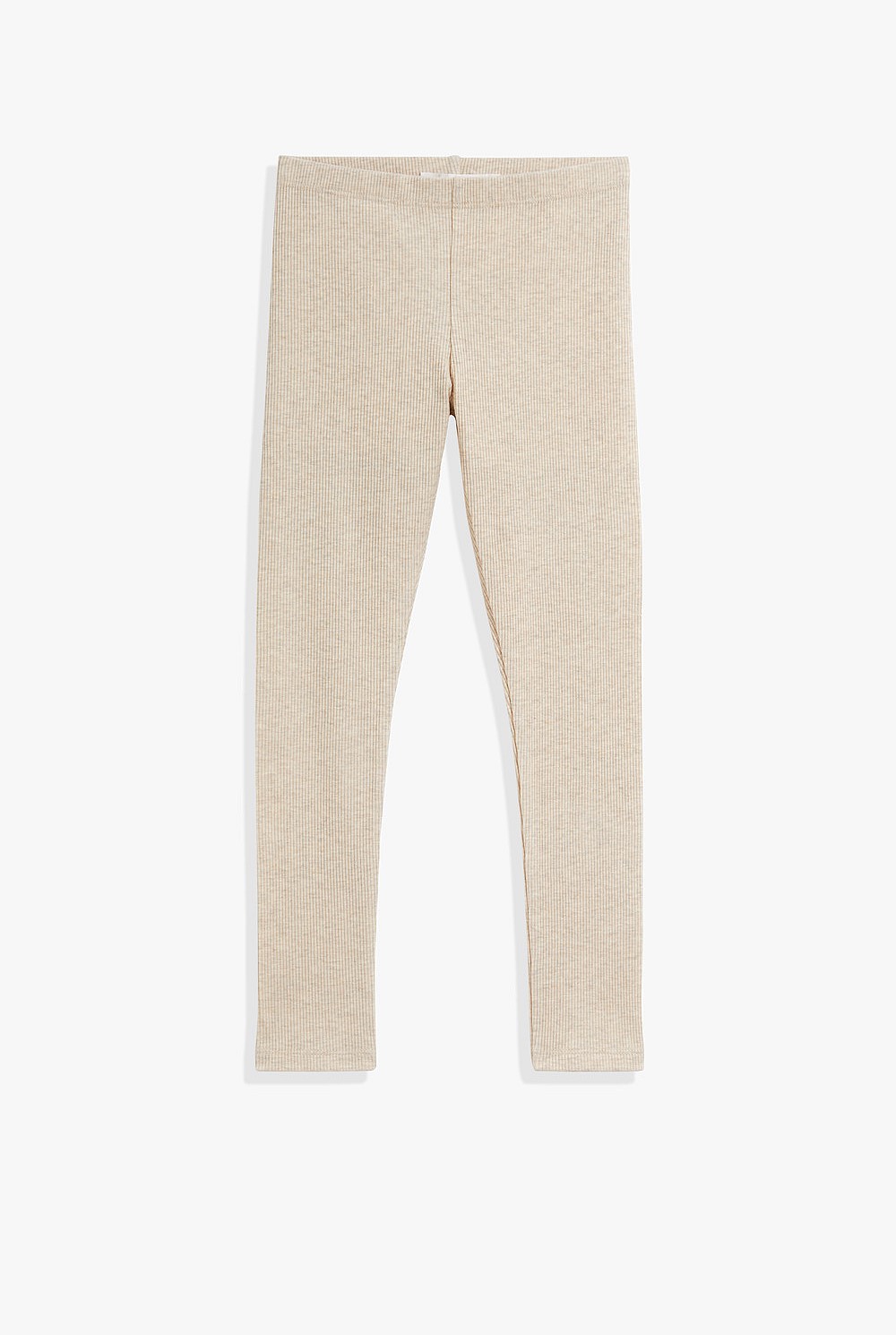 Organically Grown Cotton Blend Solid Rib Legging