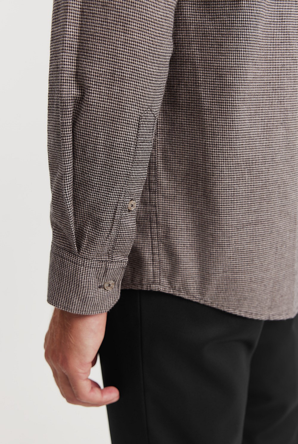 Tailored Fit Puppytooth Shirt