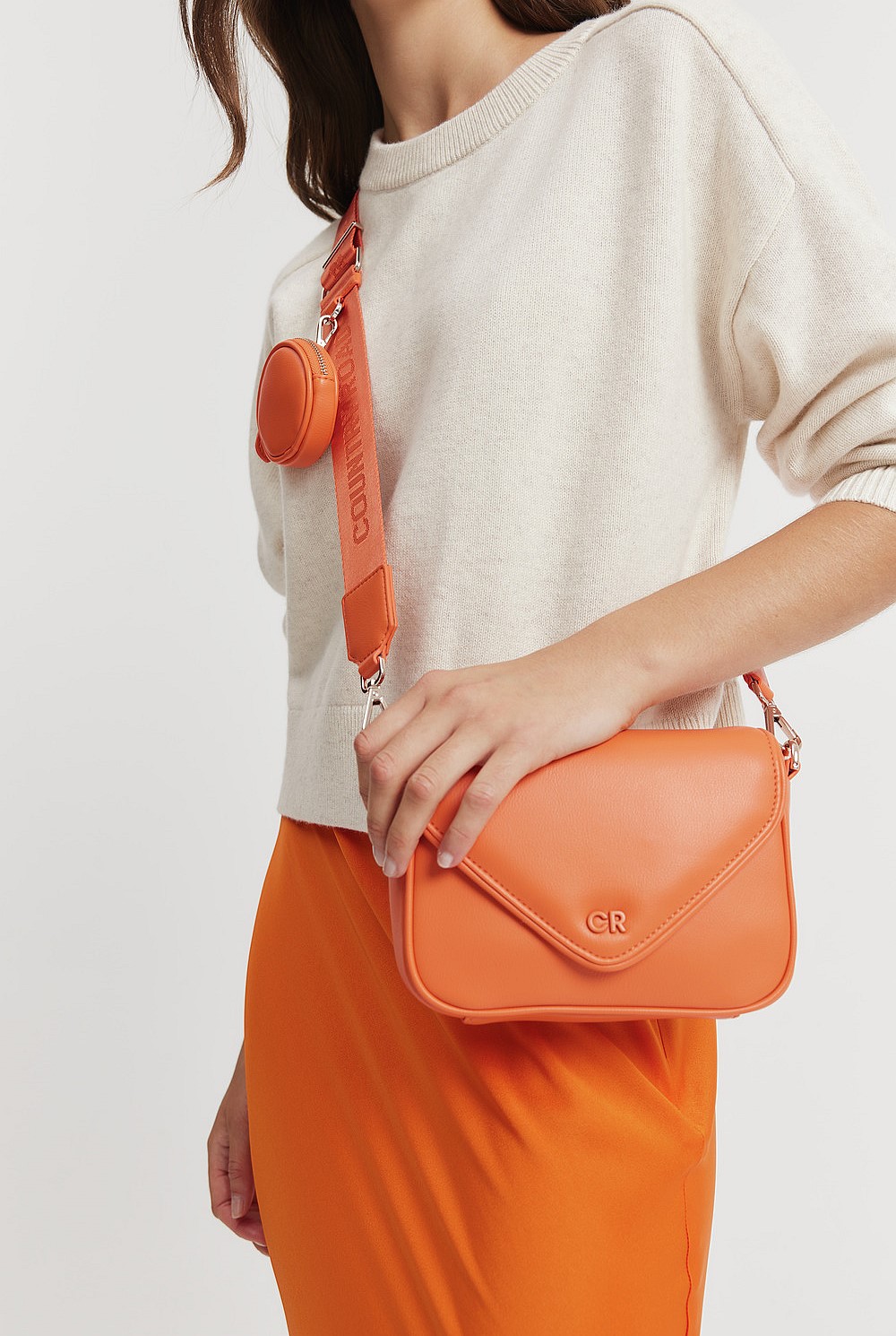 Recycled Fold-over Crossbody Bag