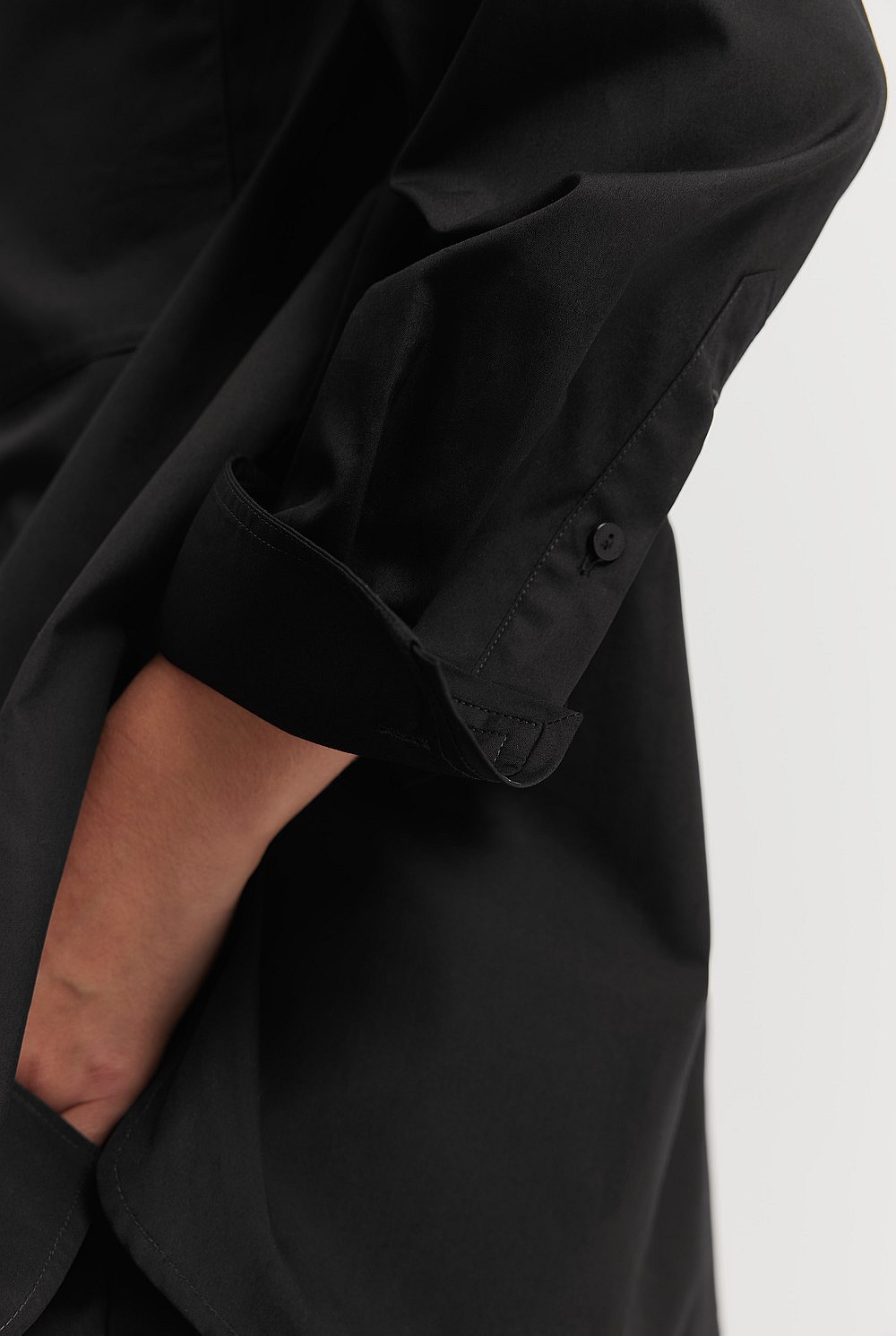Australian Cotton Poplin Relaxed Shirt
