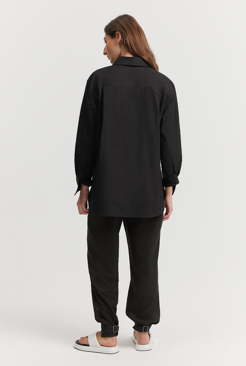 Australian Cotton Poplin Relaxed Shirt