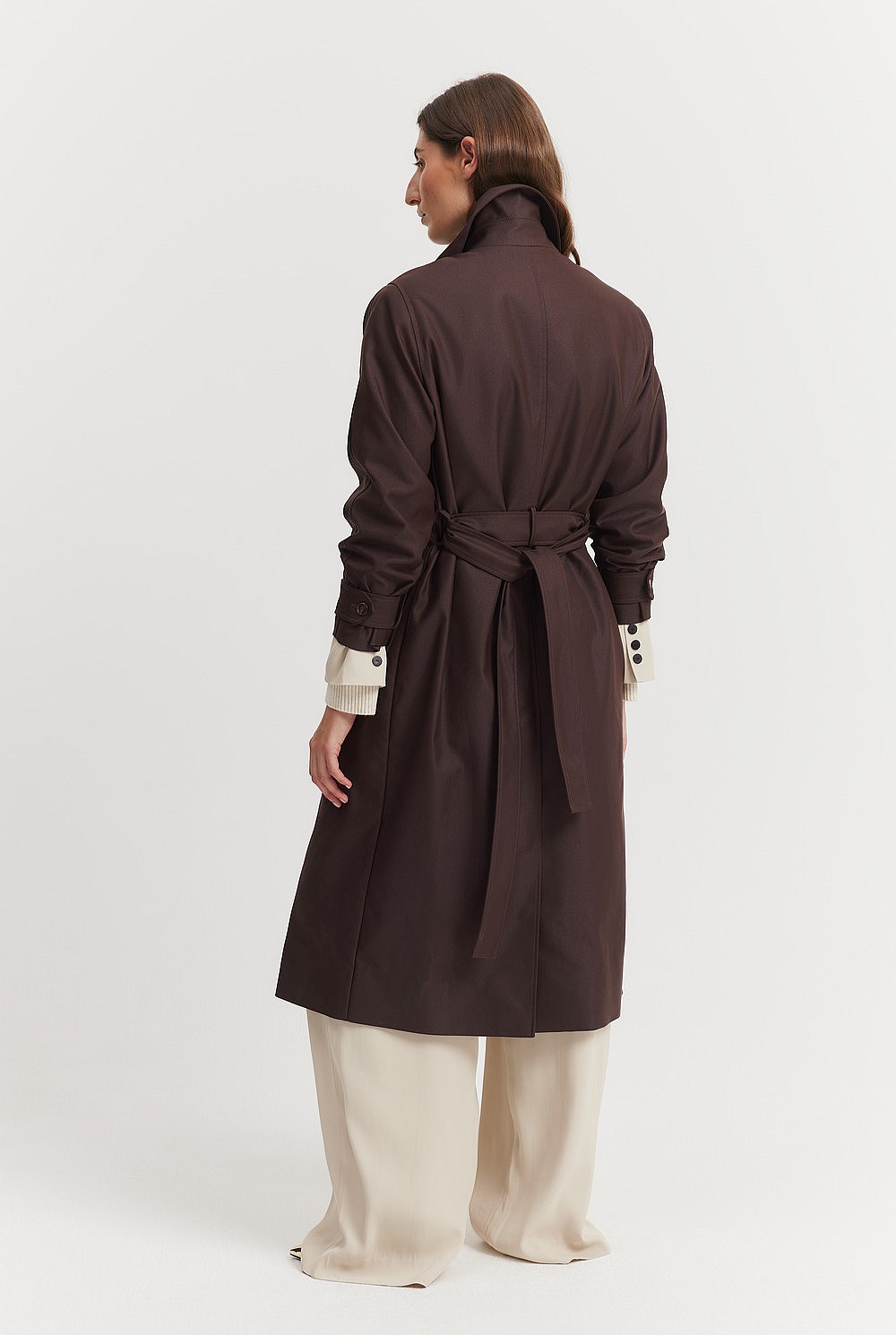 Relaxed Button Trench