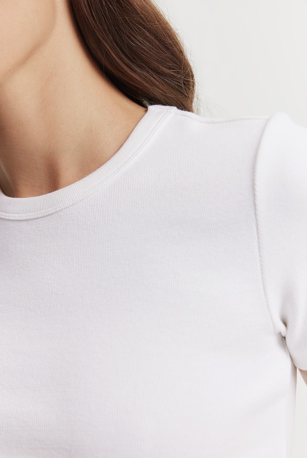 Cotton Crop Fitted T-Shirt