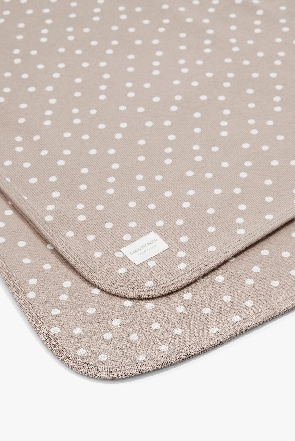 Organically Grown Cotton Spot Rib Blanket