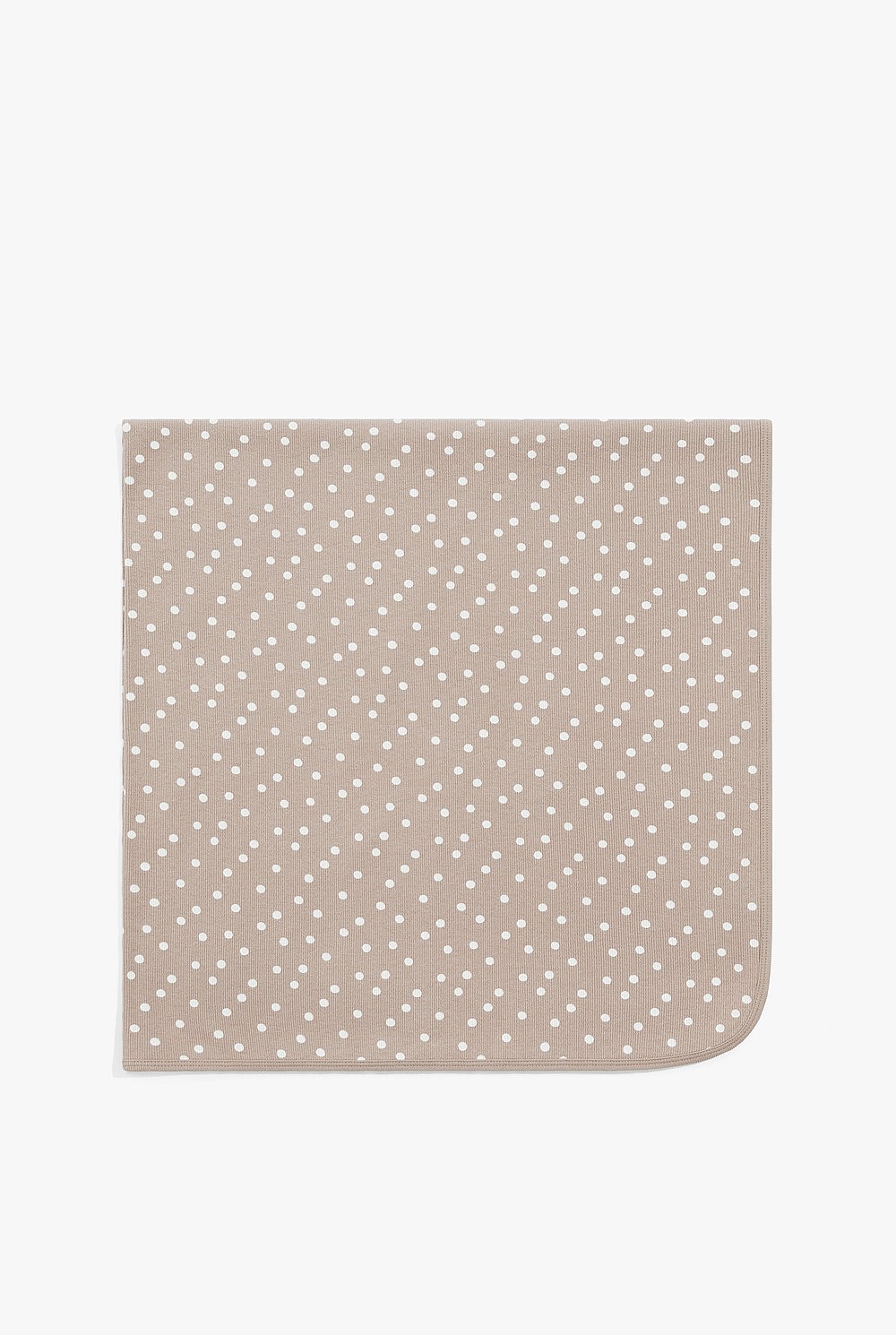 Organically Grown Cotton Spot Rib Blanket
