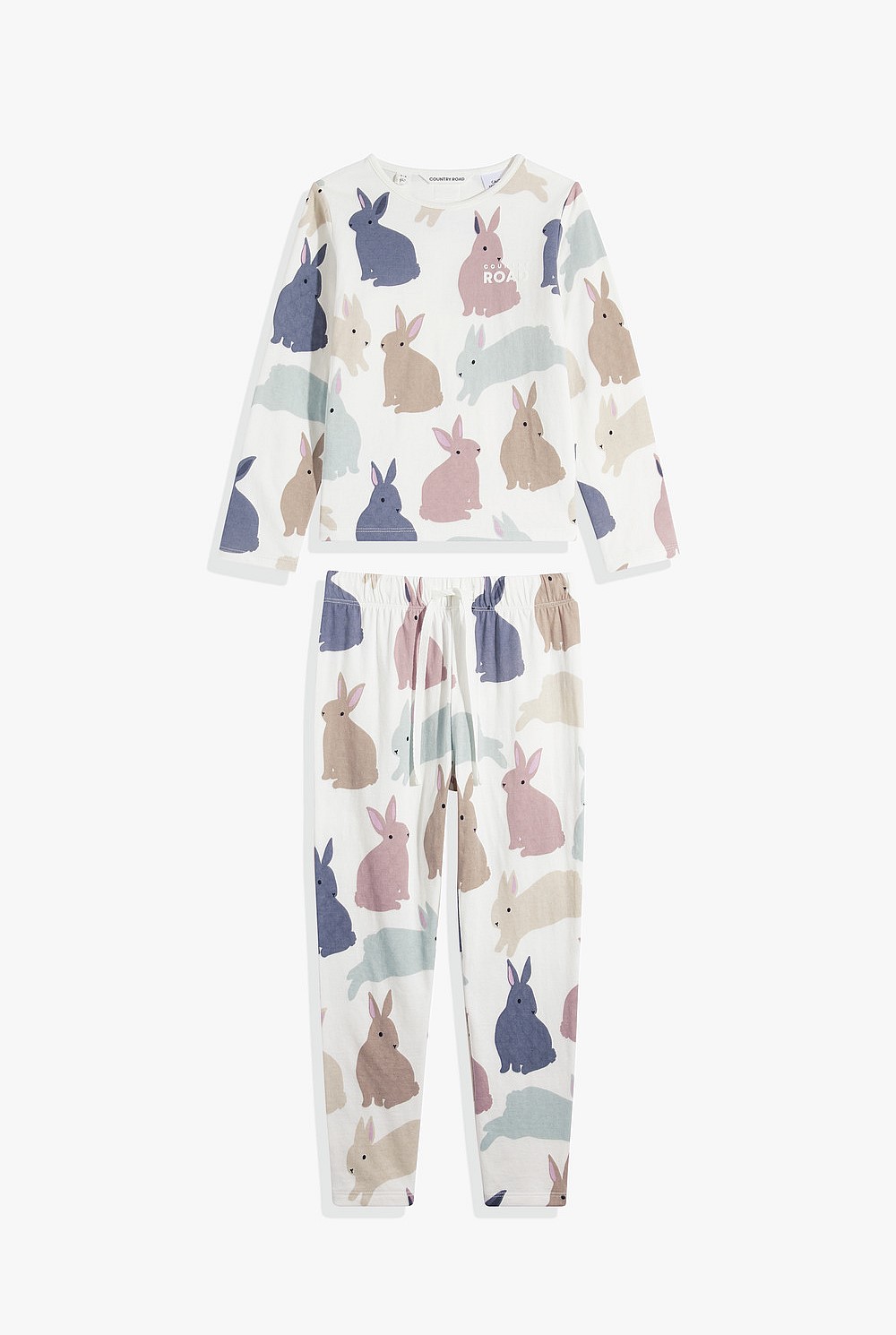 Australian Cotton Multi Bunny Pyjama Set
