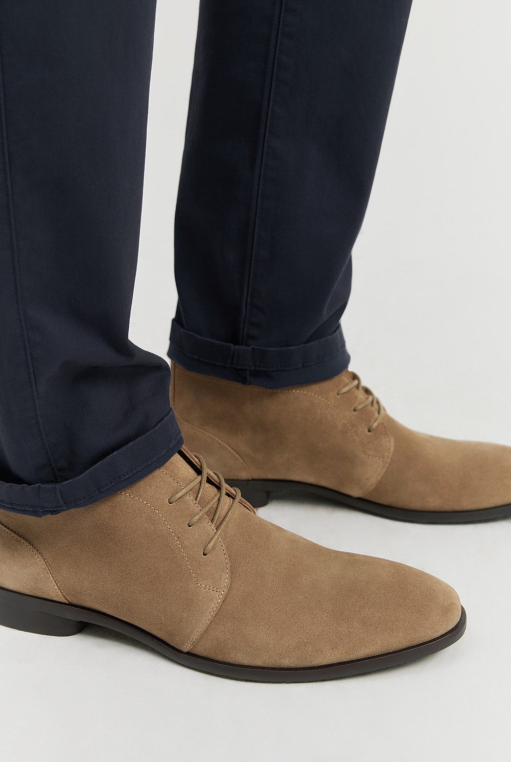 Mid Cut Suede Boot