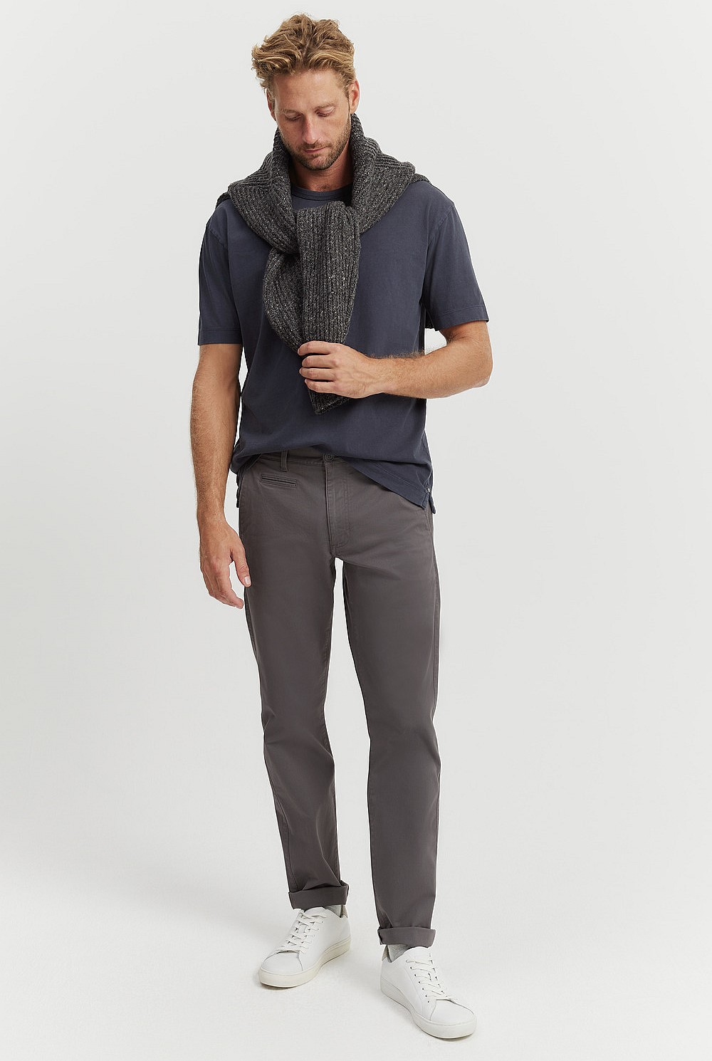 Australian Cotton Standard Fit Stretch Chino