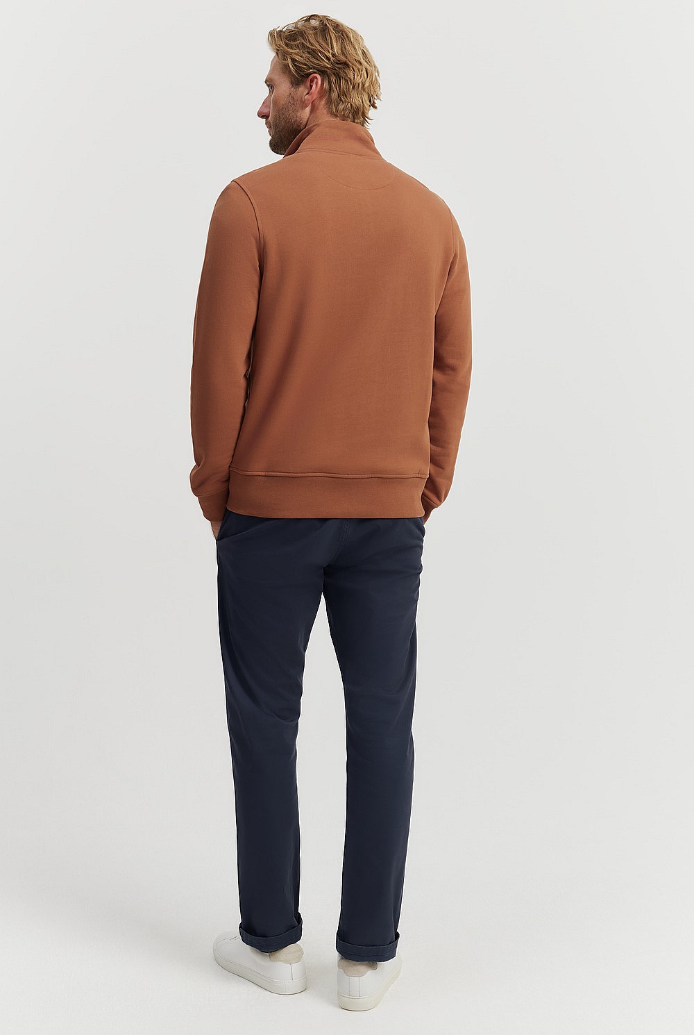 Australian Cotton Half Zip Heritage Sweat