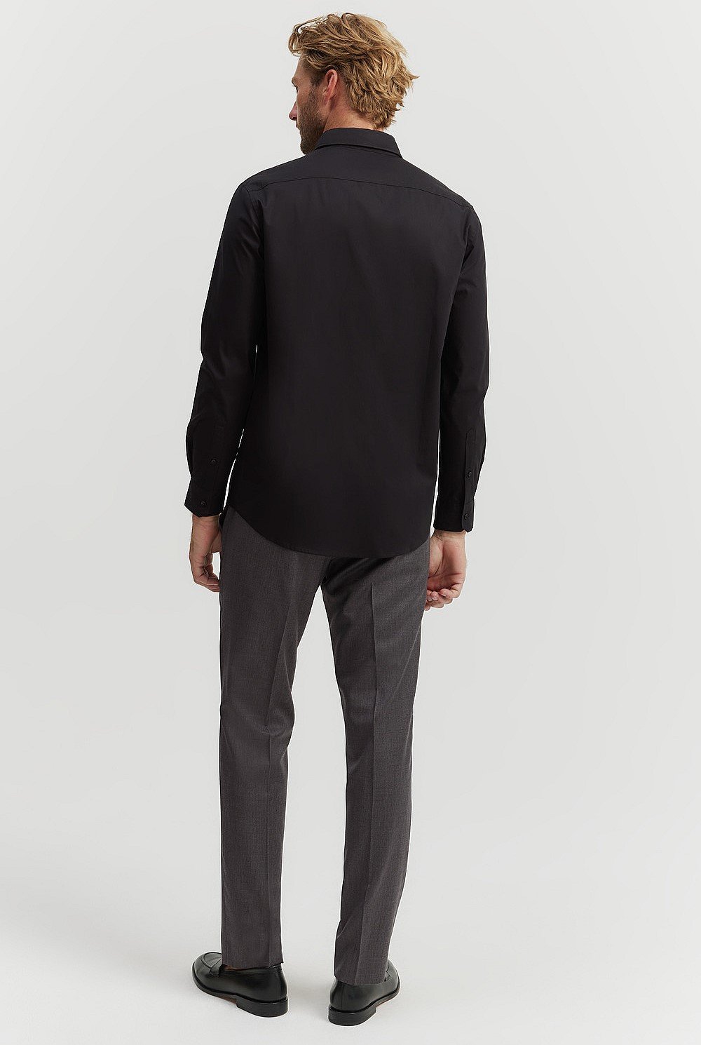 Tailored Fit Poplin Stretch Shirt