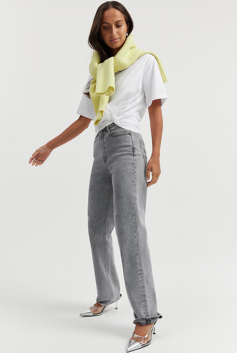 Cotton Knot Detail T-Shirt