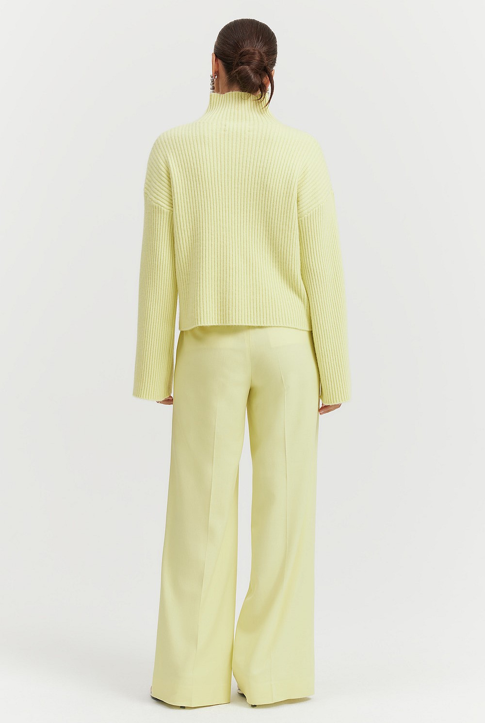 Mock Neck Long Sleeve Knit