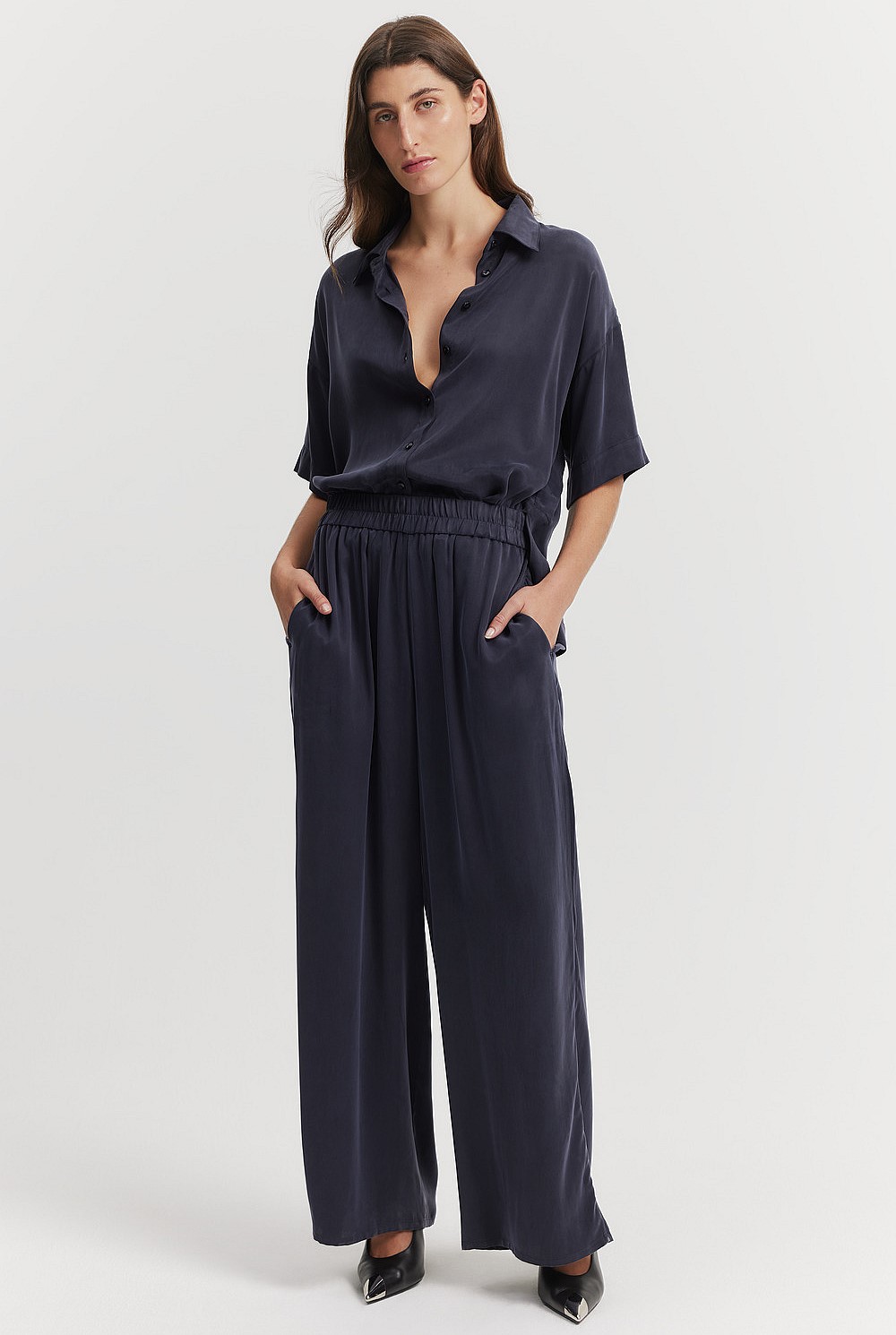 Pull-on Cupro Pant