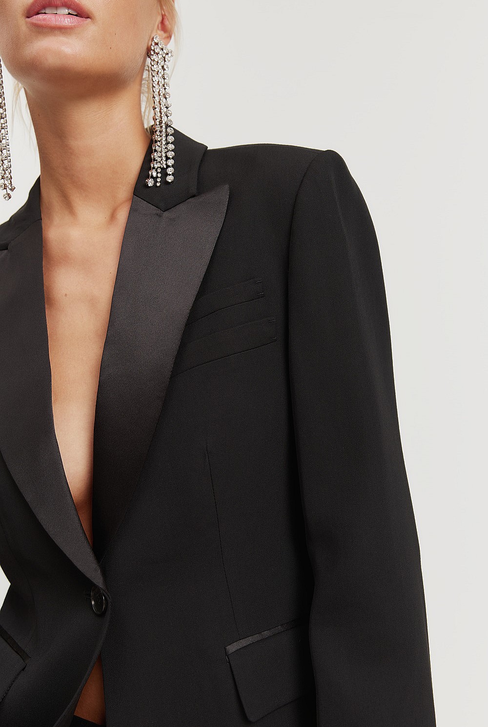 Tailored Tuxedo Blazer