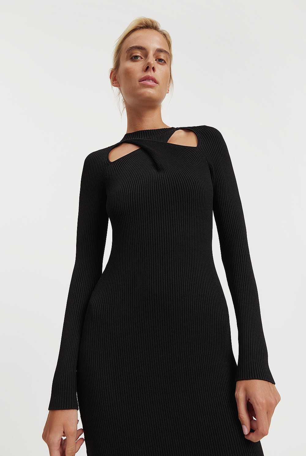 Twist Knit Dress