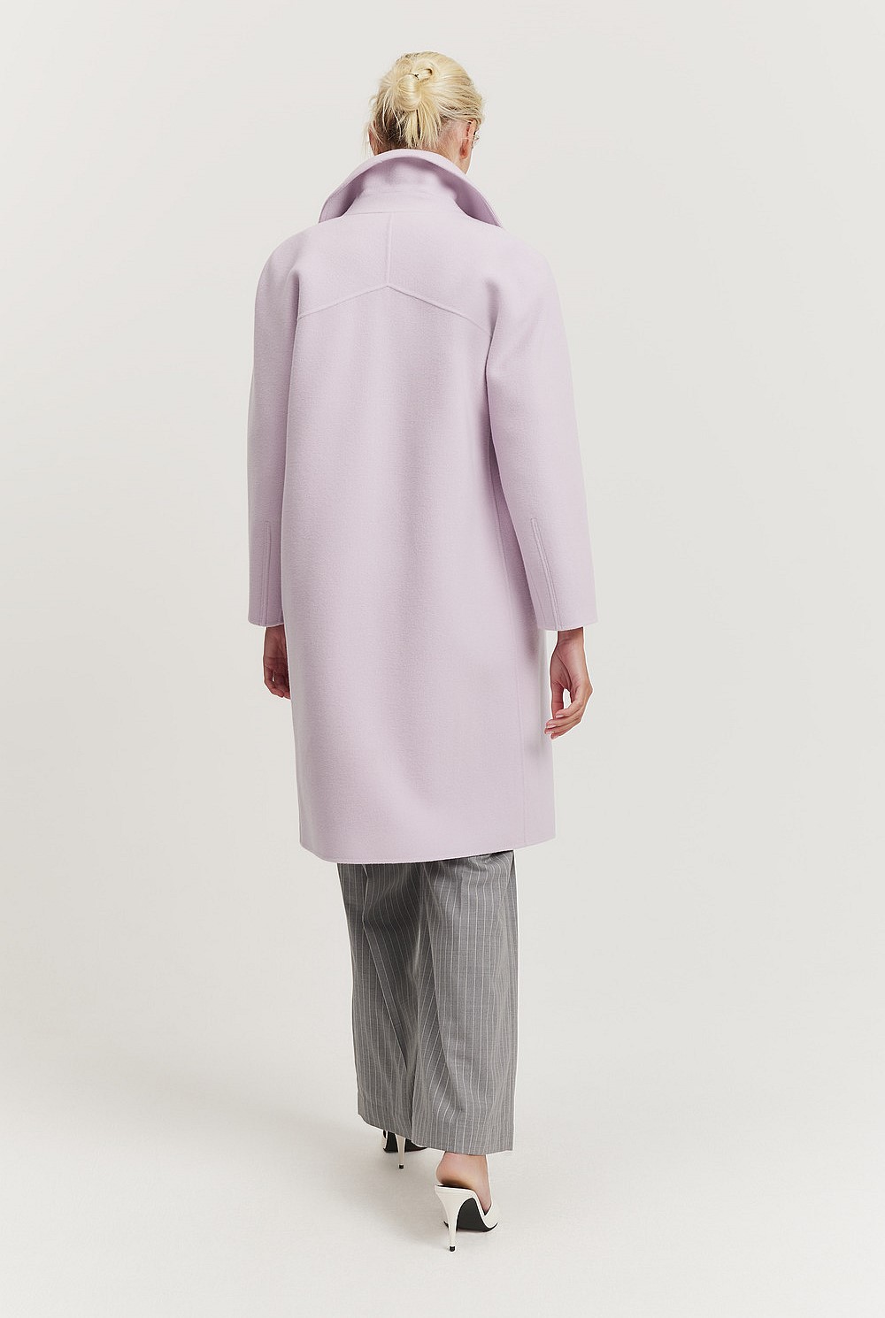 Double-breasted Cocoon Coat