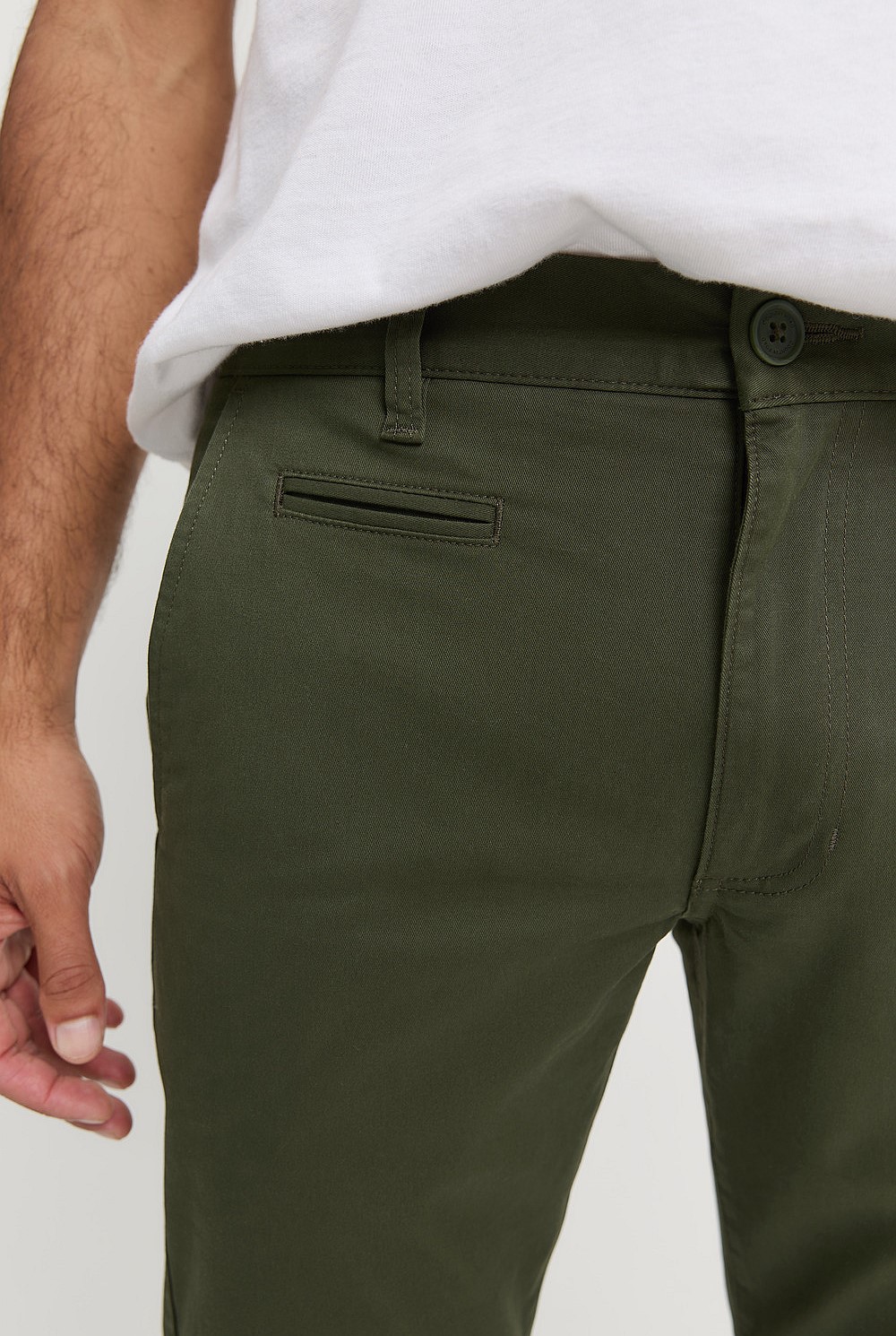 Verified Australian Cotton Standard Fit Stretch Chino