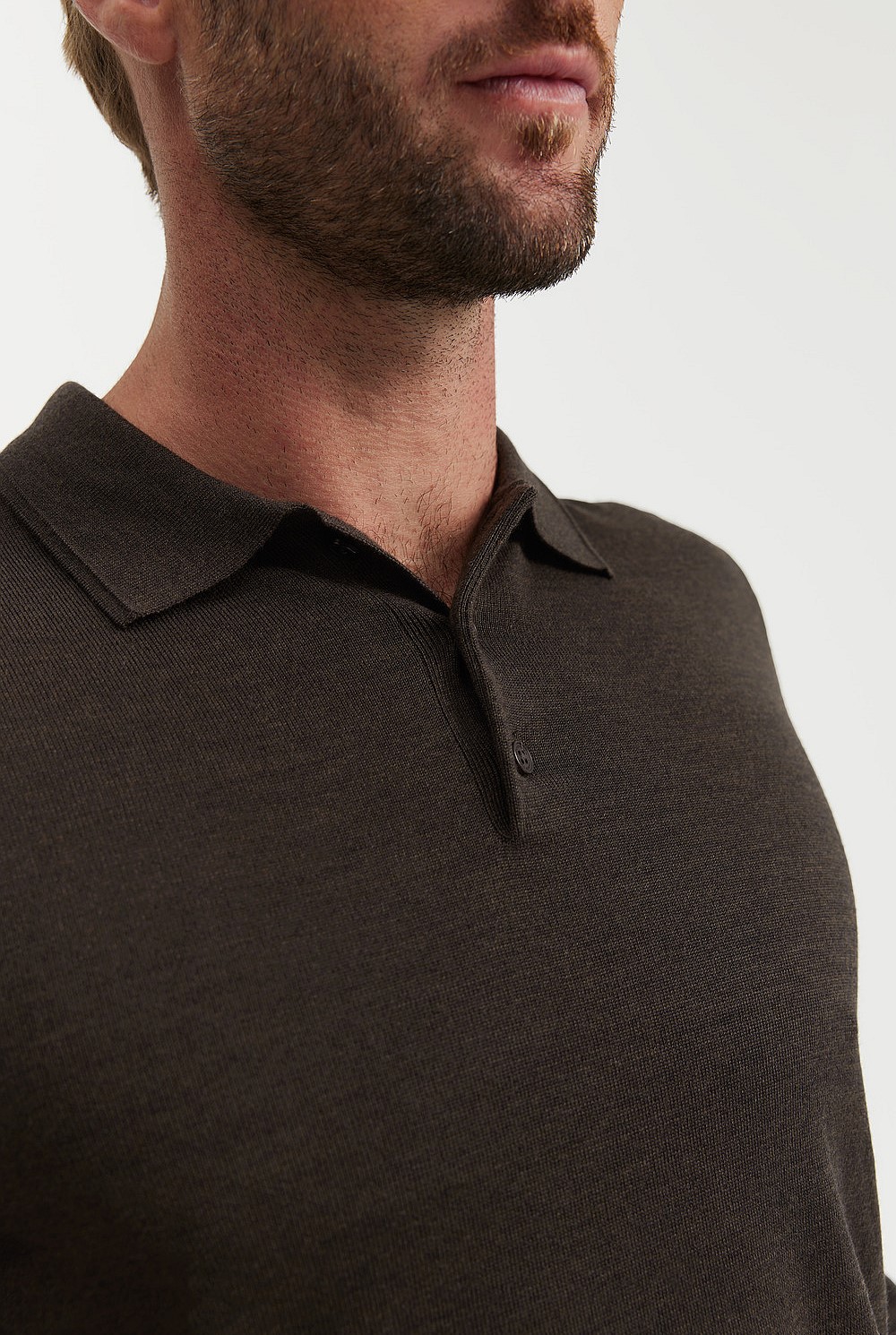 Verified Australian Merino Long Sleeve Polo