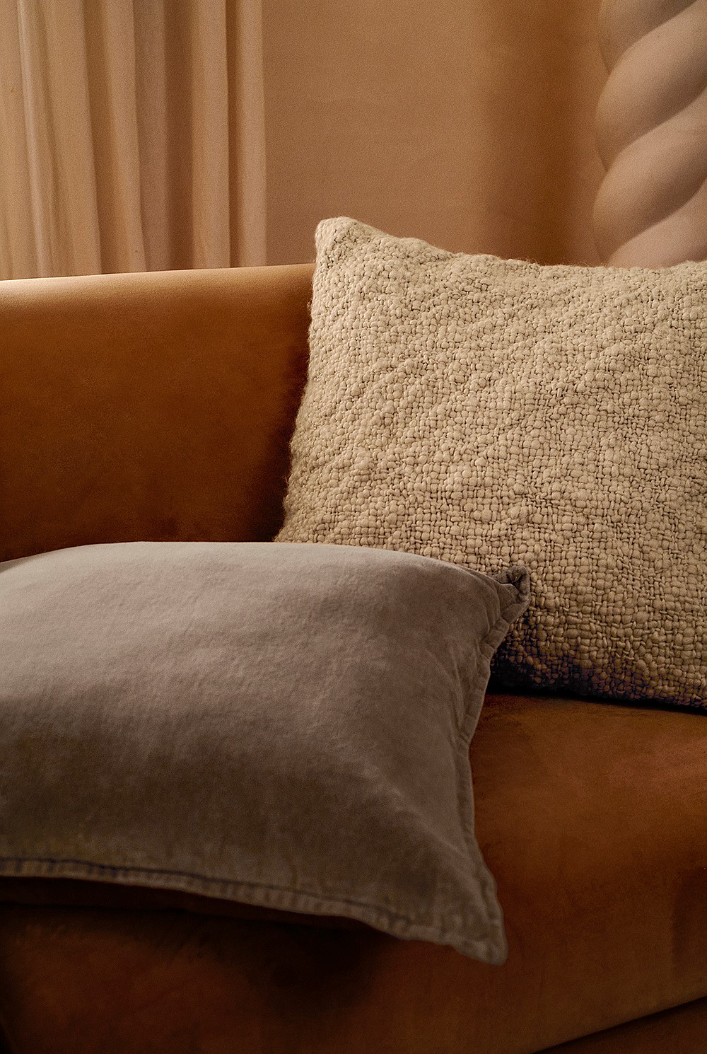 Pia Cotton Velvet 55x55 Cushion