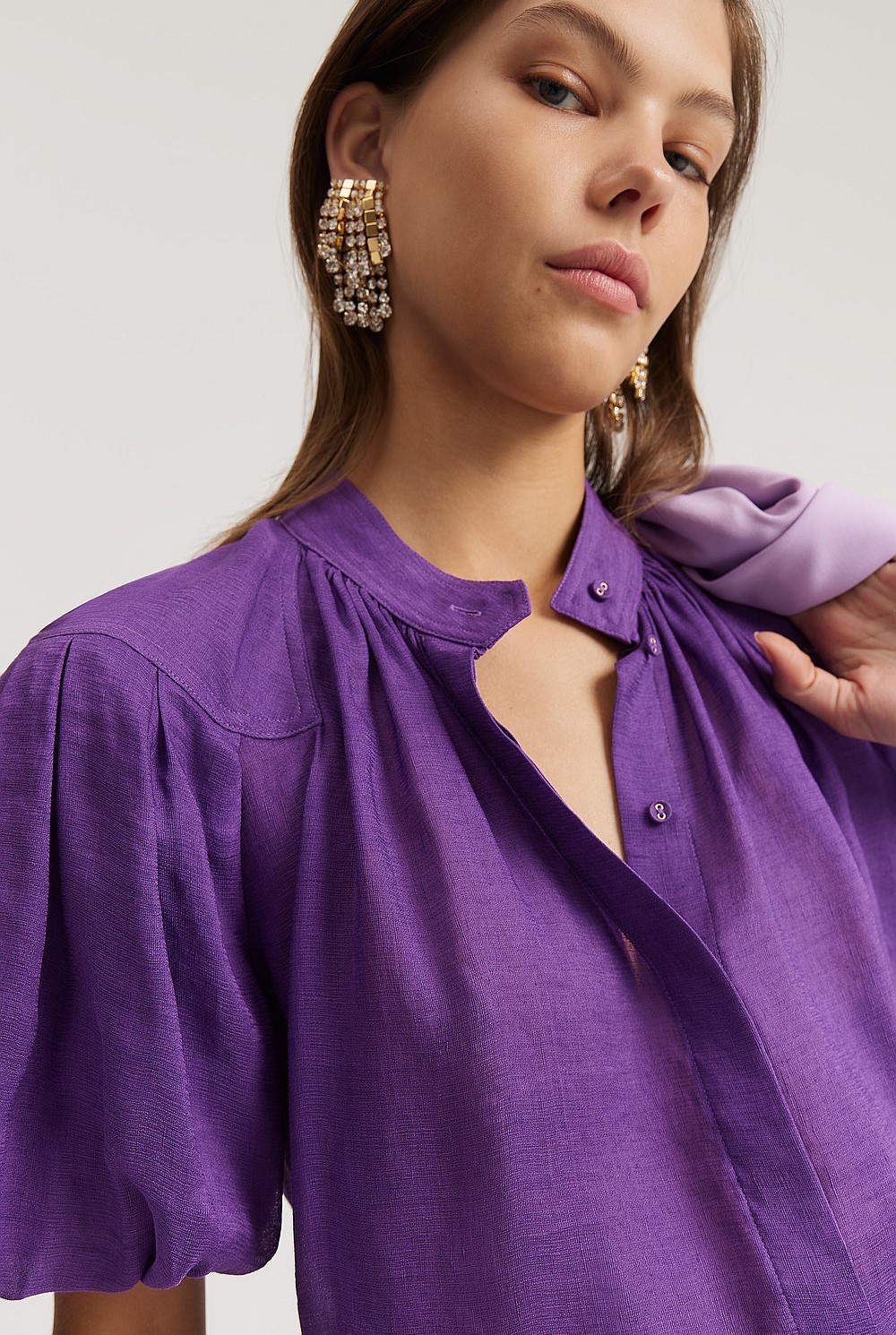 Yoke Detail Blouse