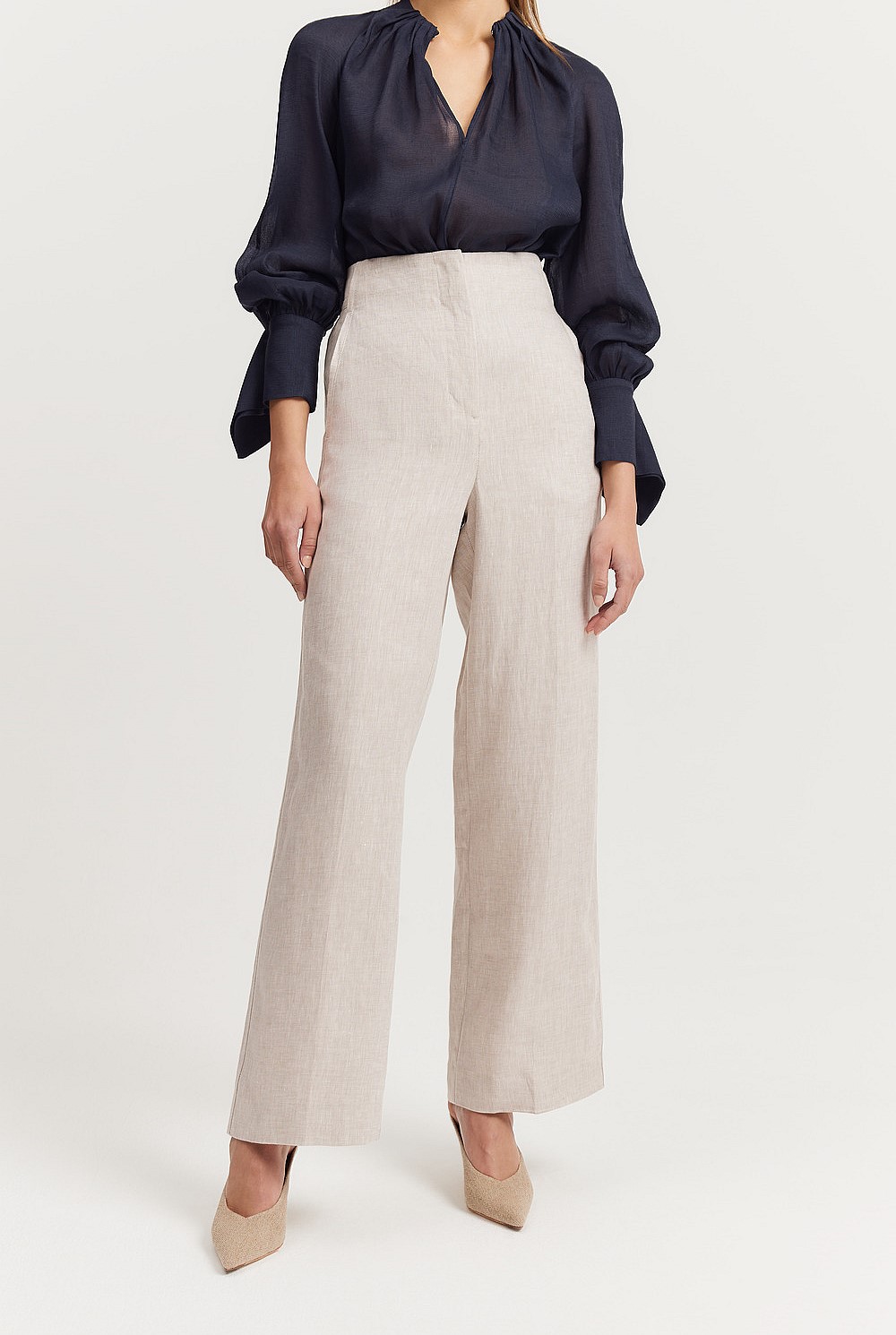 Organically Grown Linen Yarn Dyed Pant