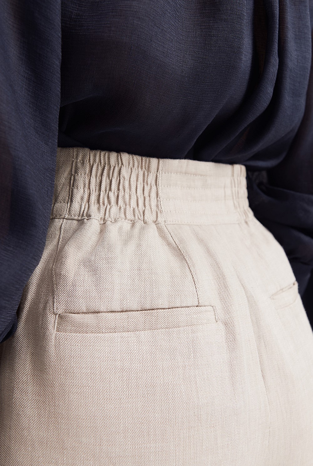 Organically Grown Linen Yarn Dyed Pant